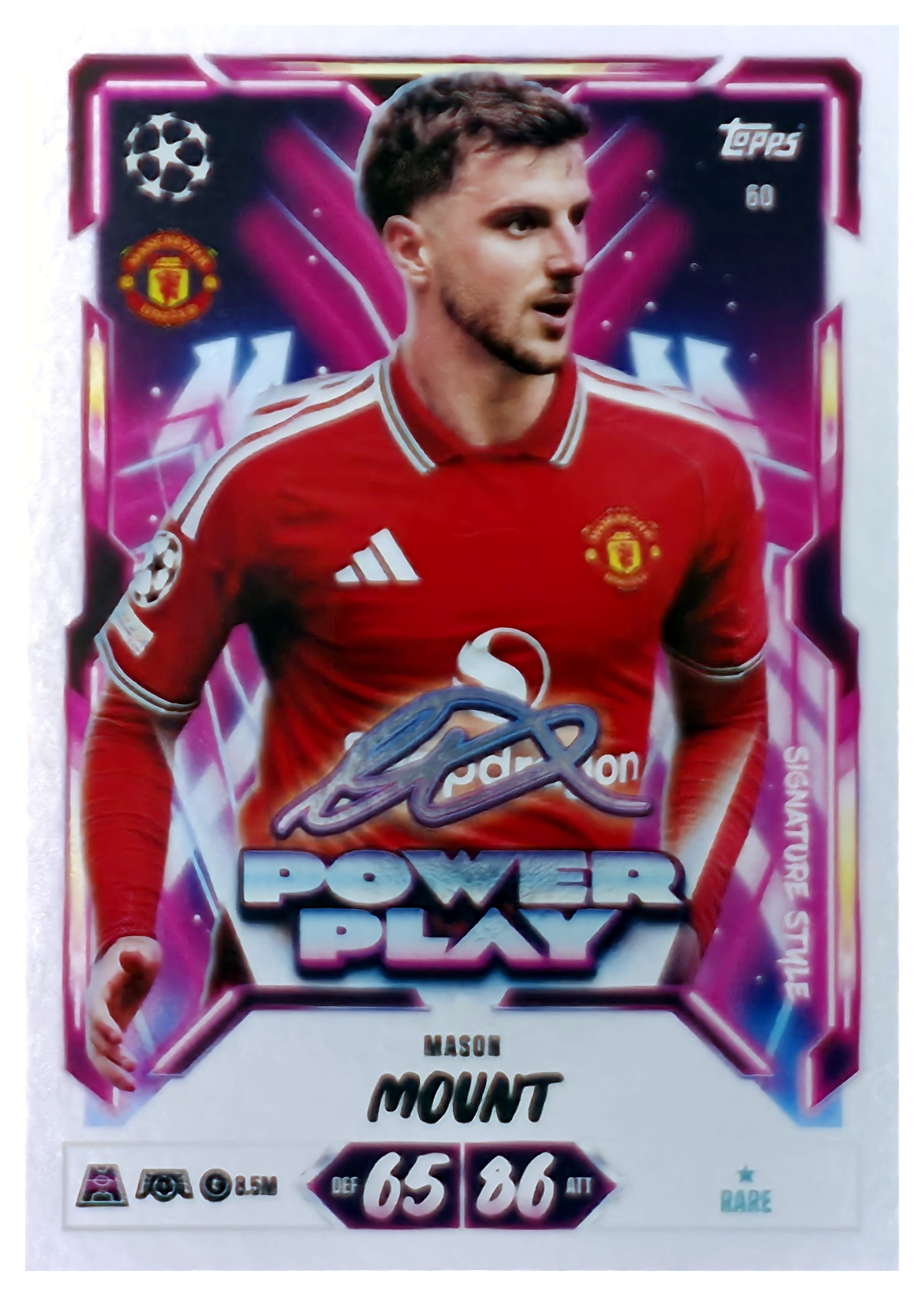 Mason Mount - Topps Match Attax UEFA Club Competitions Power Play Signature Style 2026-27, Nr. 60 (Art.-Nr. SG107533)