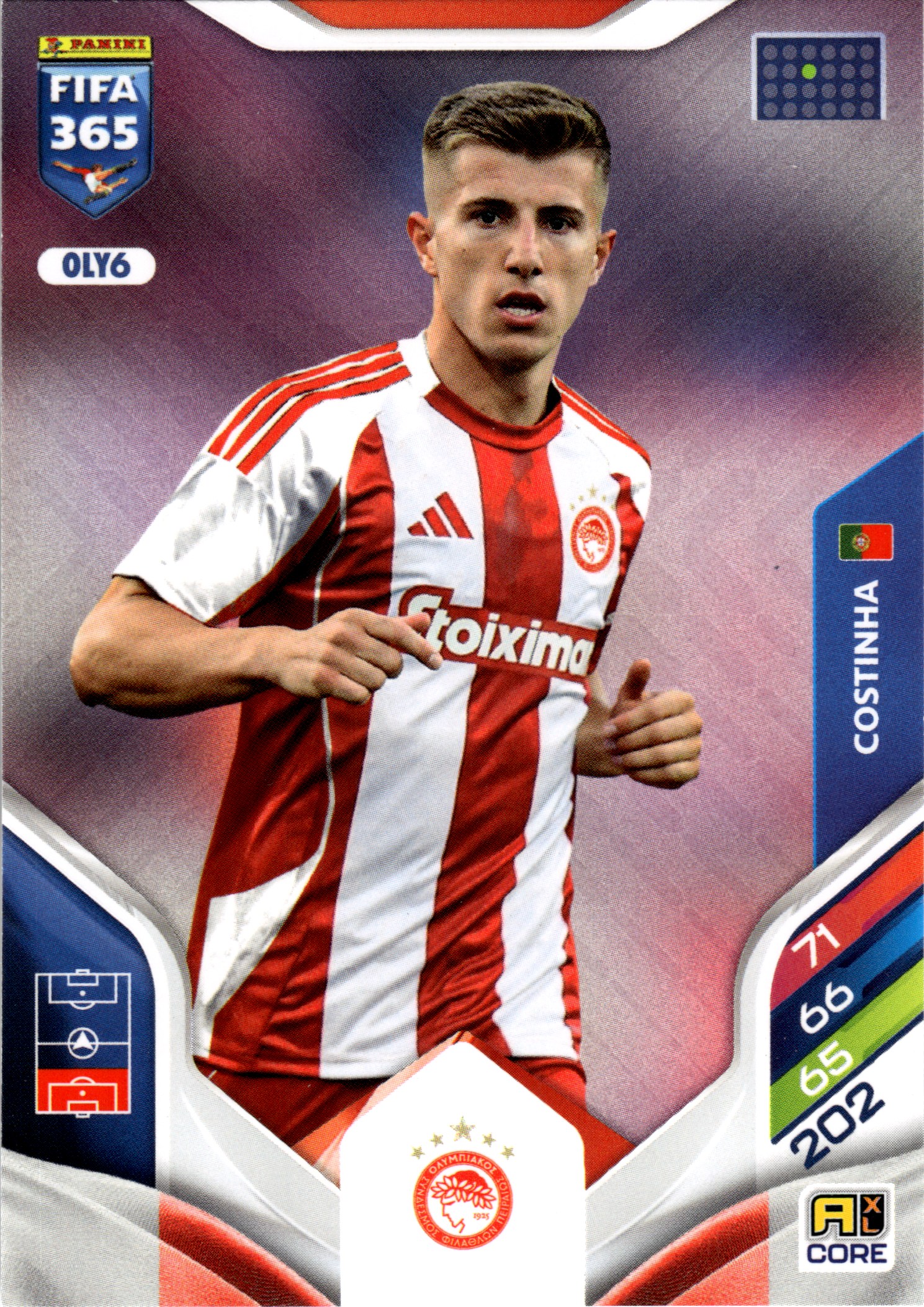 Costinha - Panini Adrenalyn XL FIFA 365 Base Set 2026, Nr. OLY6 (Art.-Nr. SG107808)