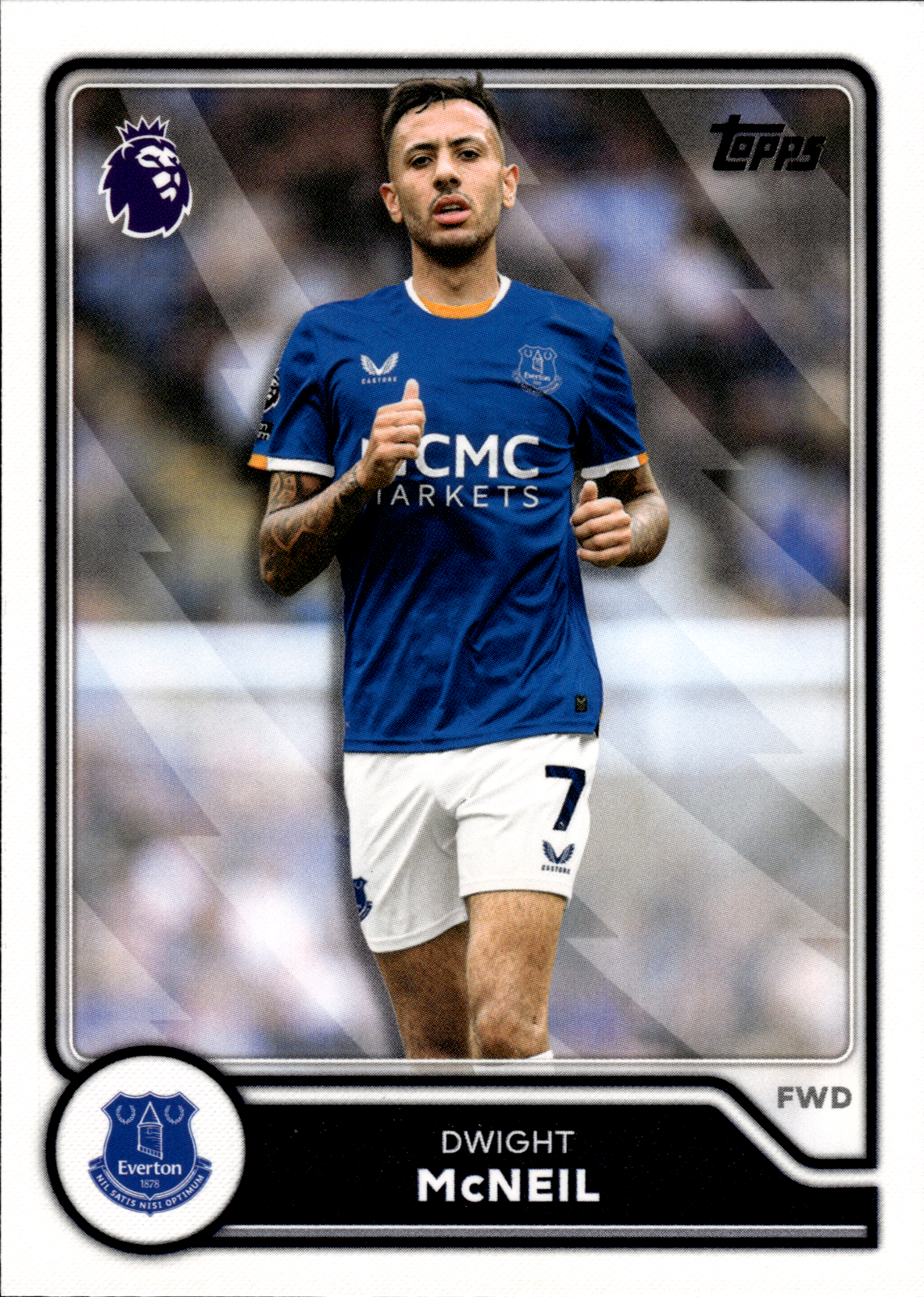 Dwight McNeil - Topps Flagship Premier League Base Set 2026-27, Nr. 129