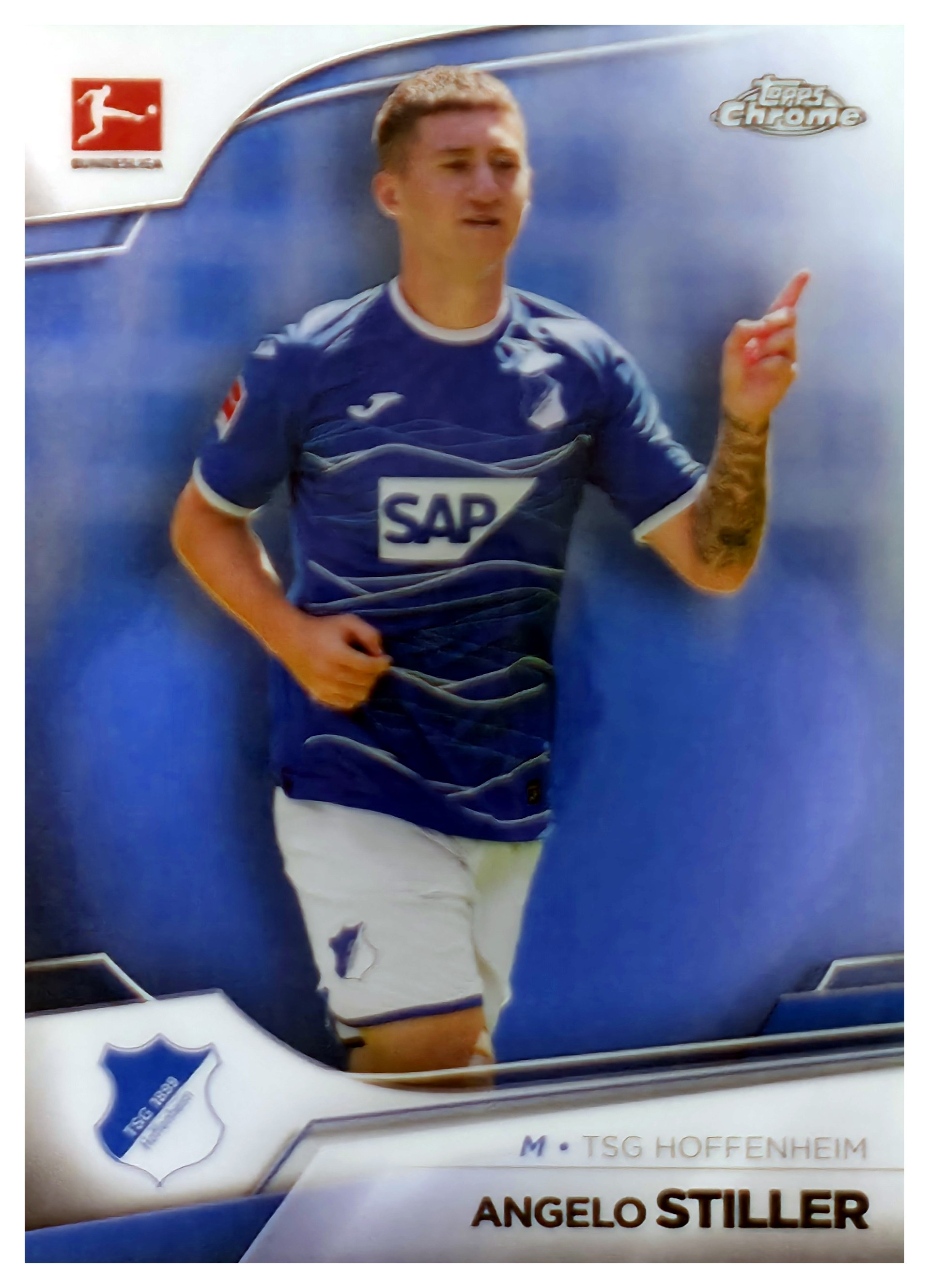 Angelo Stiller - Topps Chrome Bundesliga Base Set 2022-23, Nr. 48 (Art.-Nr. SG108087)