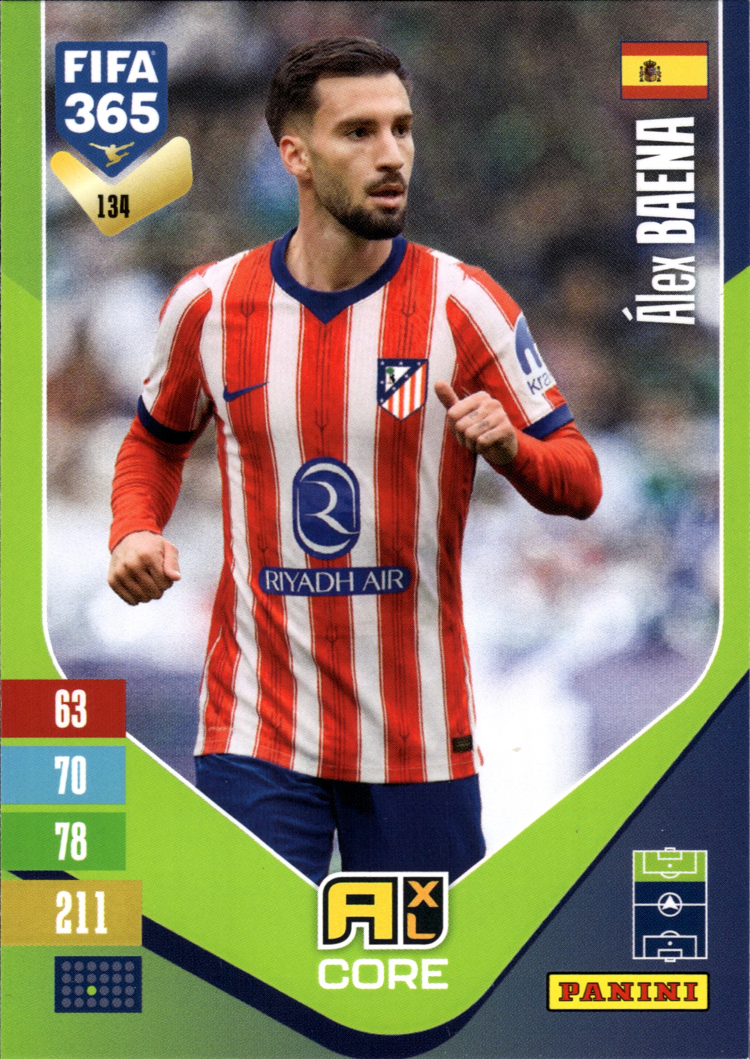 Álex Baena - Panini Adrenalyn XL FIFA 365 Base Set 2026-27, Nr. 134 (Art.-Nr. SG110095)