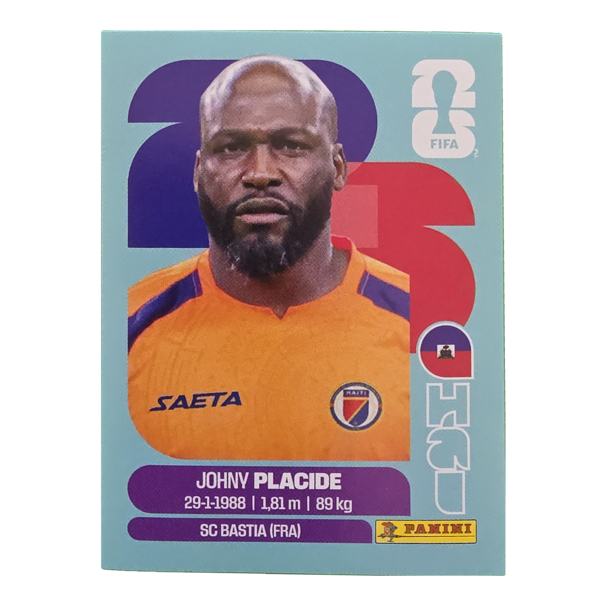 Johny Placide - Haiti, FIFA WM 2026, Nr. HAI2