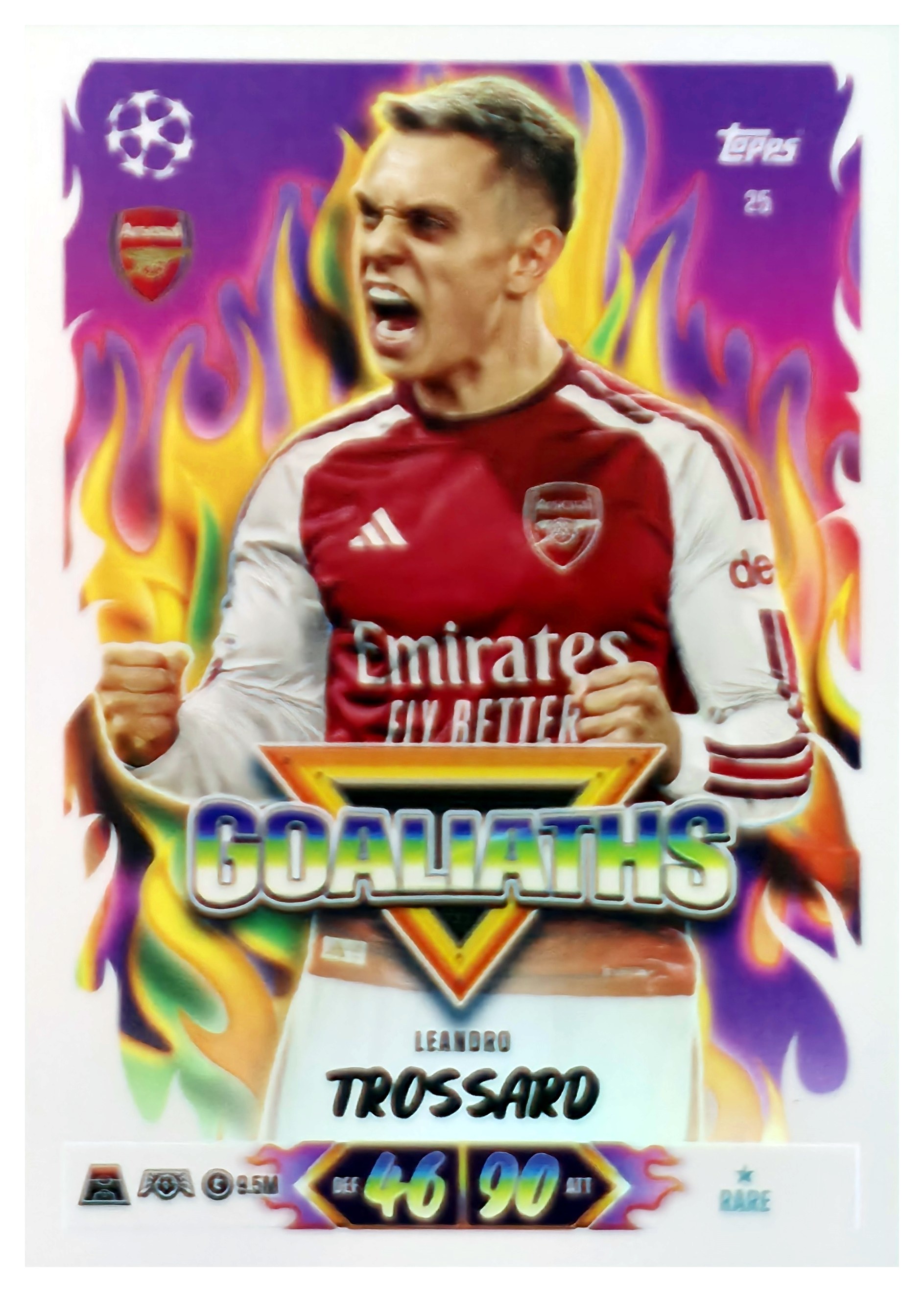 Leandro Trossard - Topps Match Attax UEFA Club Competitions Goaliaths 2026-27, Nr. 25 (Art.-Nr. SG107608)