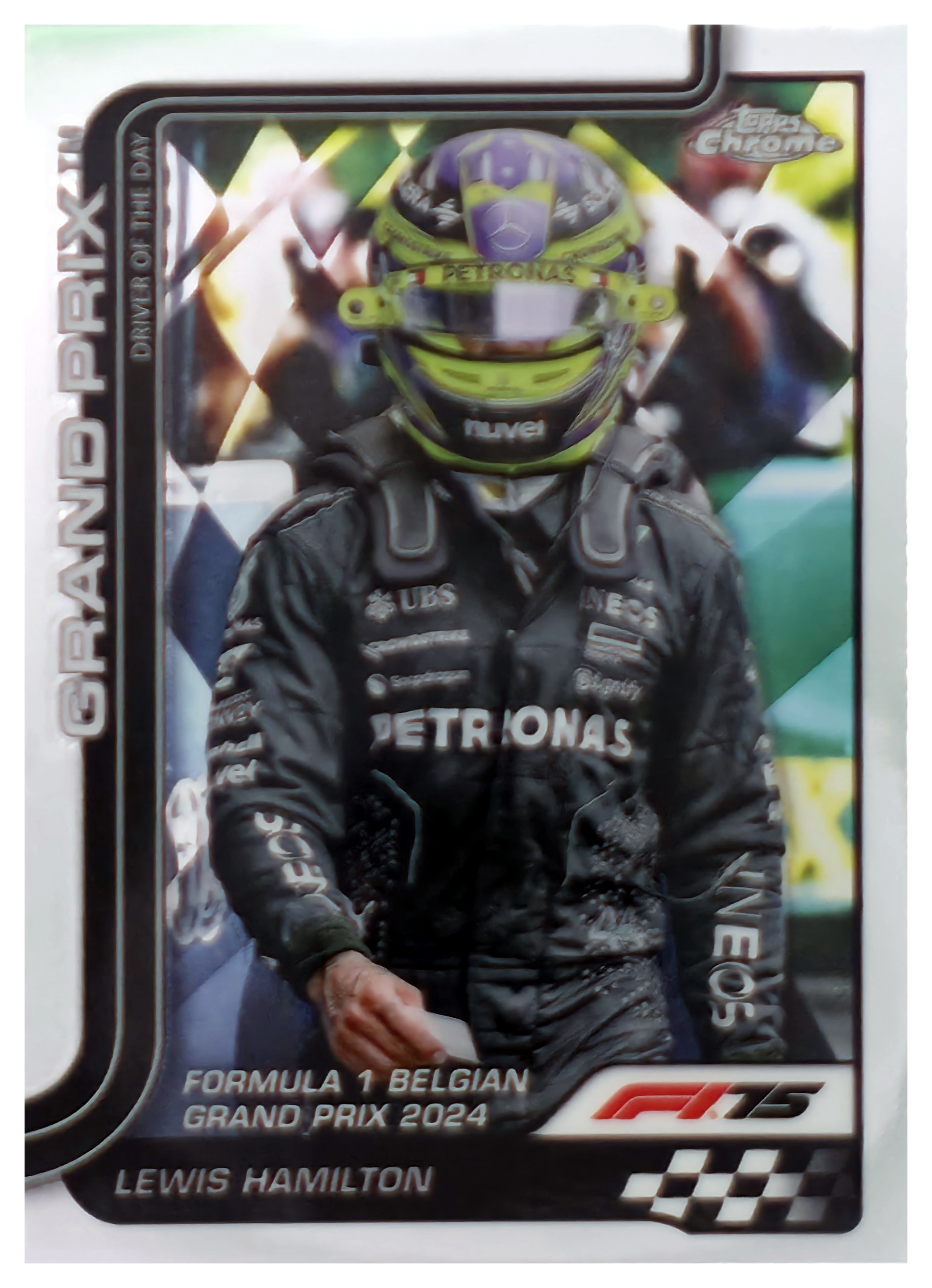 Lewis Hamilton - Topps Chrome Formula 1 Grand Prix Driver of the Day 2025, Nr. 135 (Art.-Nr. SG109004)