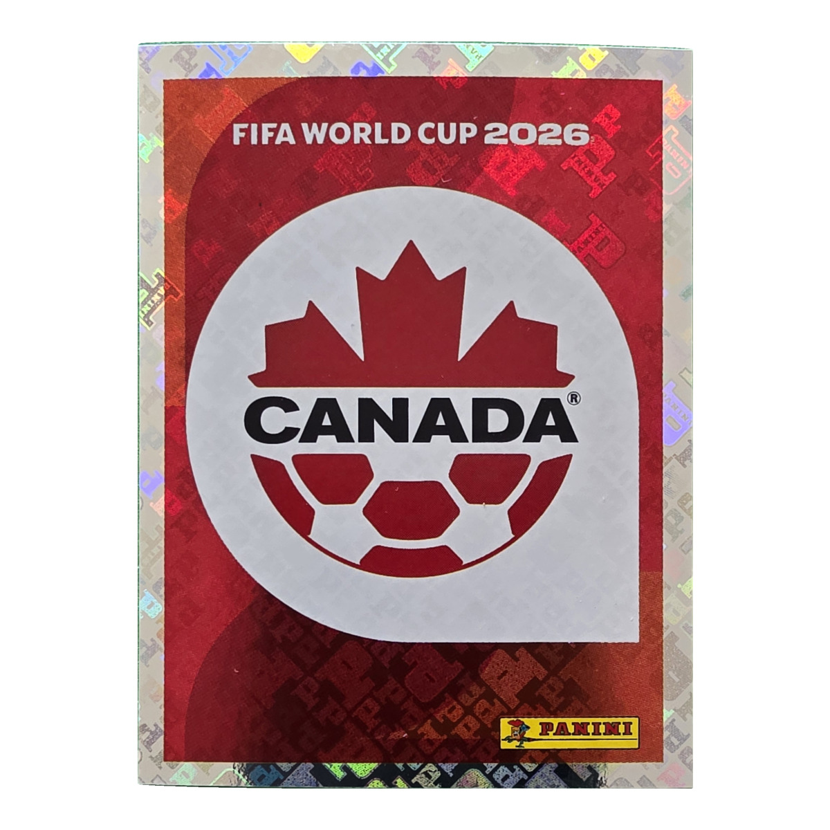 Emblem - Kanada, FIFA WM 2026, Nr. CAN1 – Glitzer-Optik
