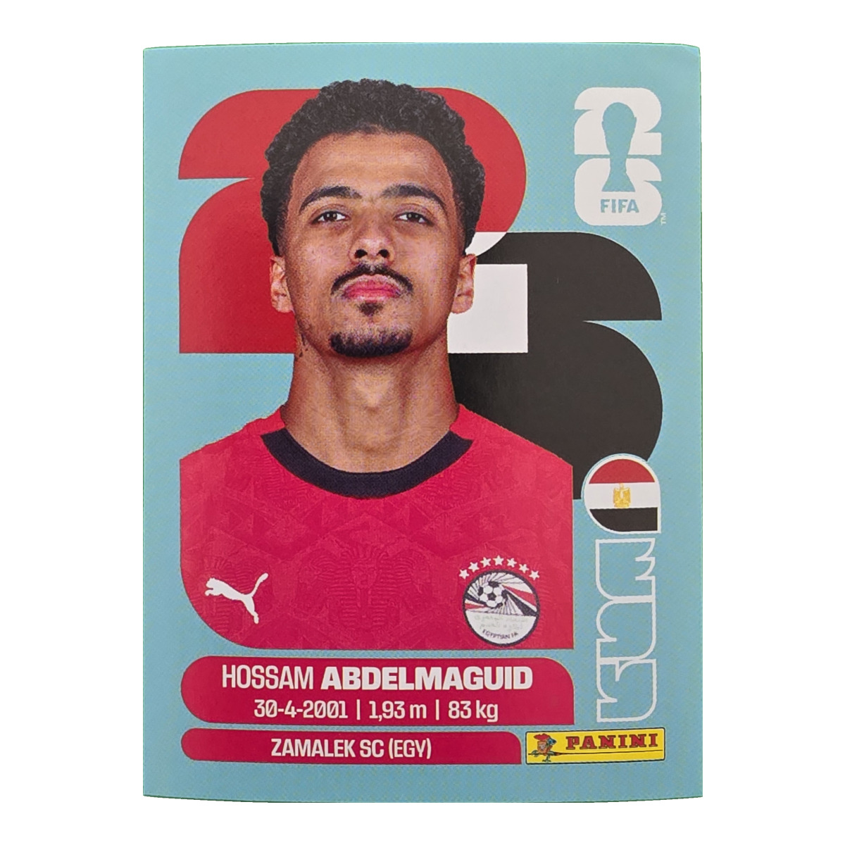 Hossam Abdelmaguid - Ägypten, FIFA WM 2026, Nr. EGY8