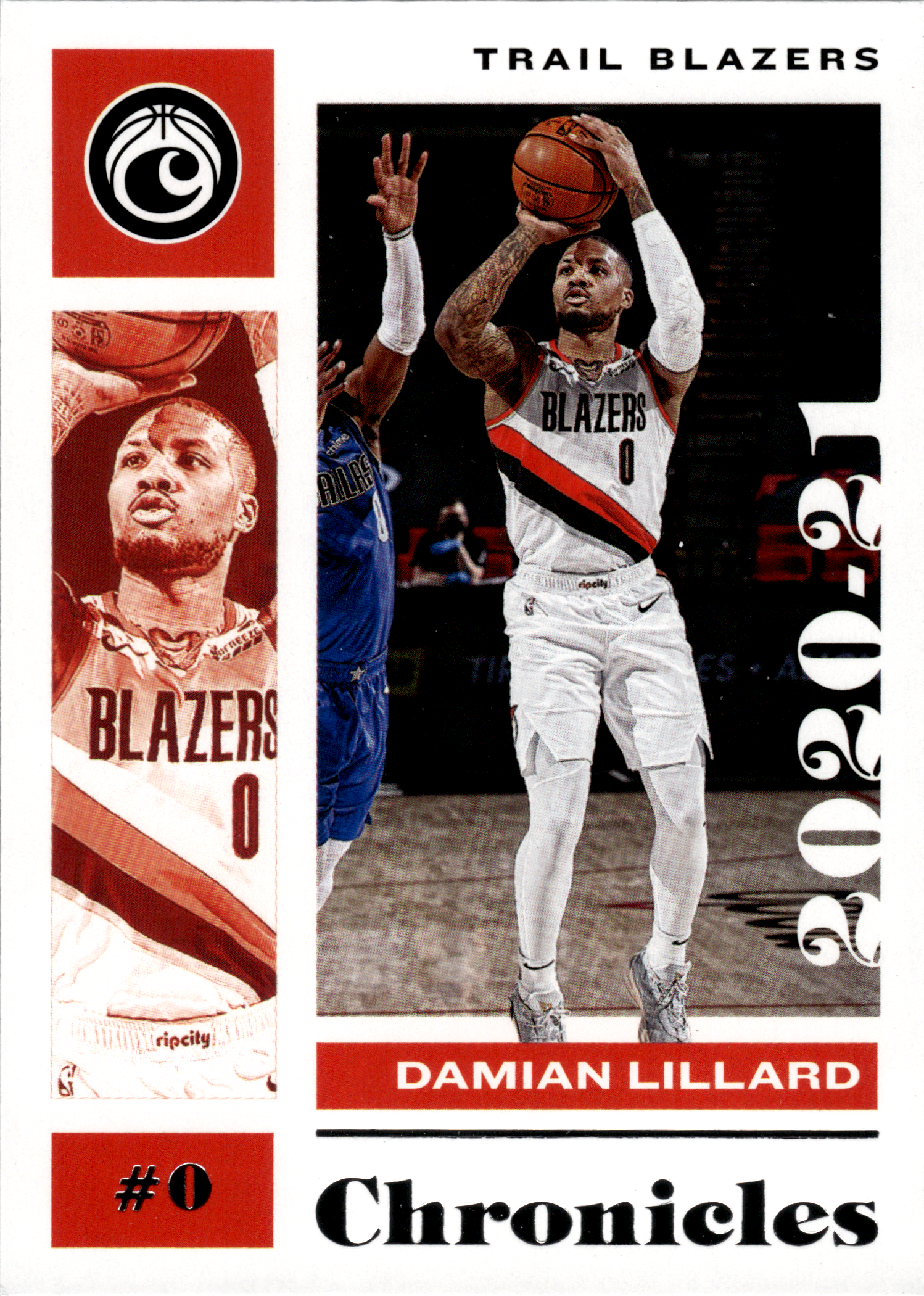 Damian Lillard - Panini Chronicles Base Set 2020-21, Nr. 3 (Art.-Nr. SG103817)
