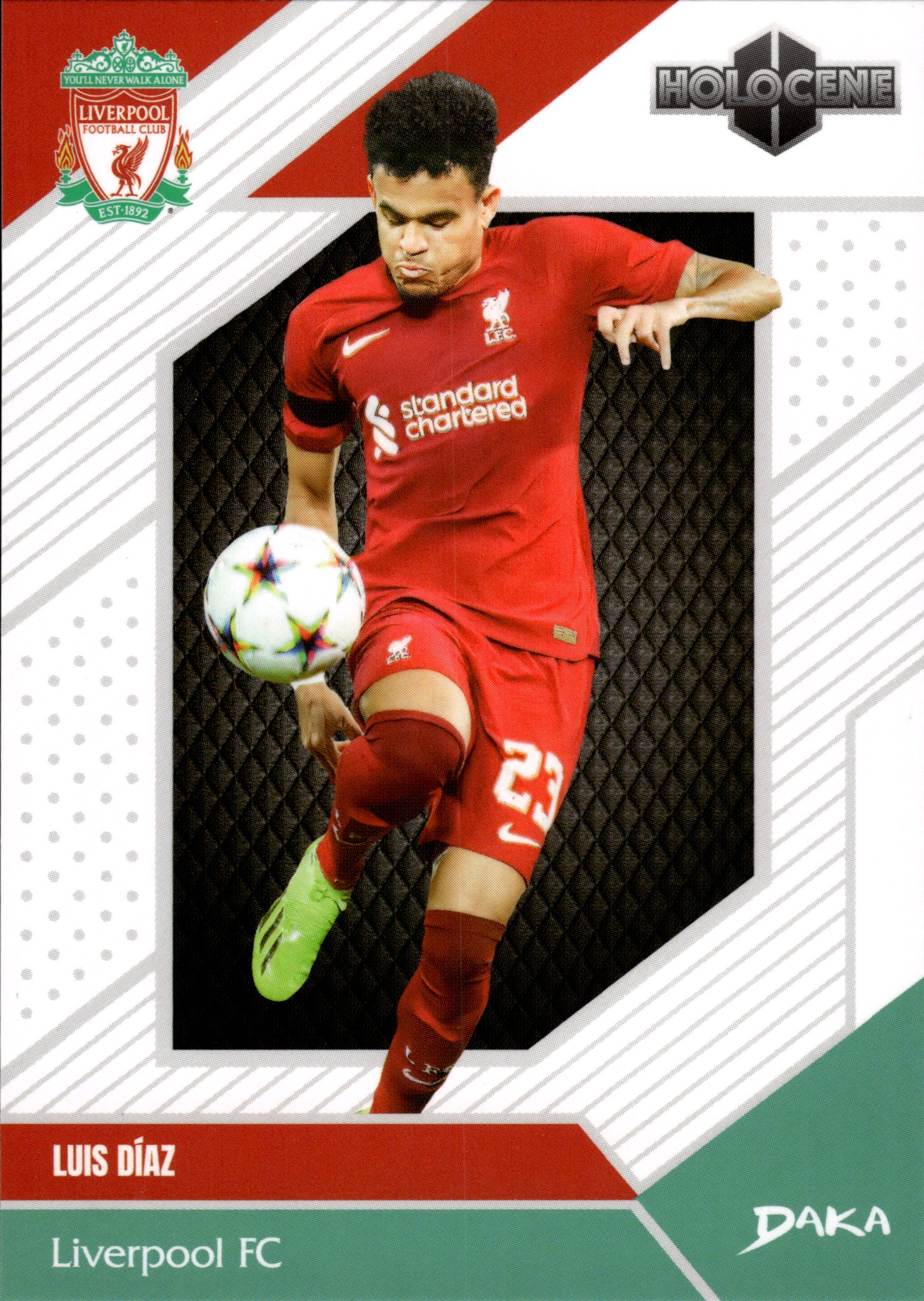 Luis Díaz - DAKA Liverpool FC Set Holocene 2022-23, Nr. NO-20 (Art.-Nr. SG109944)