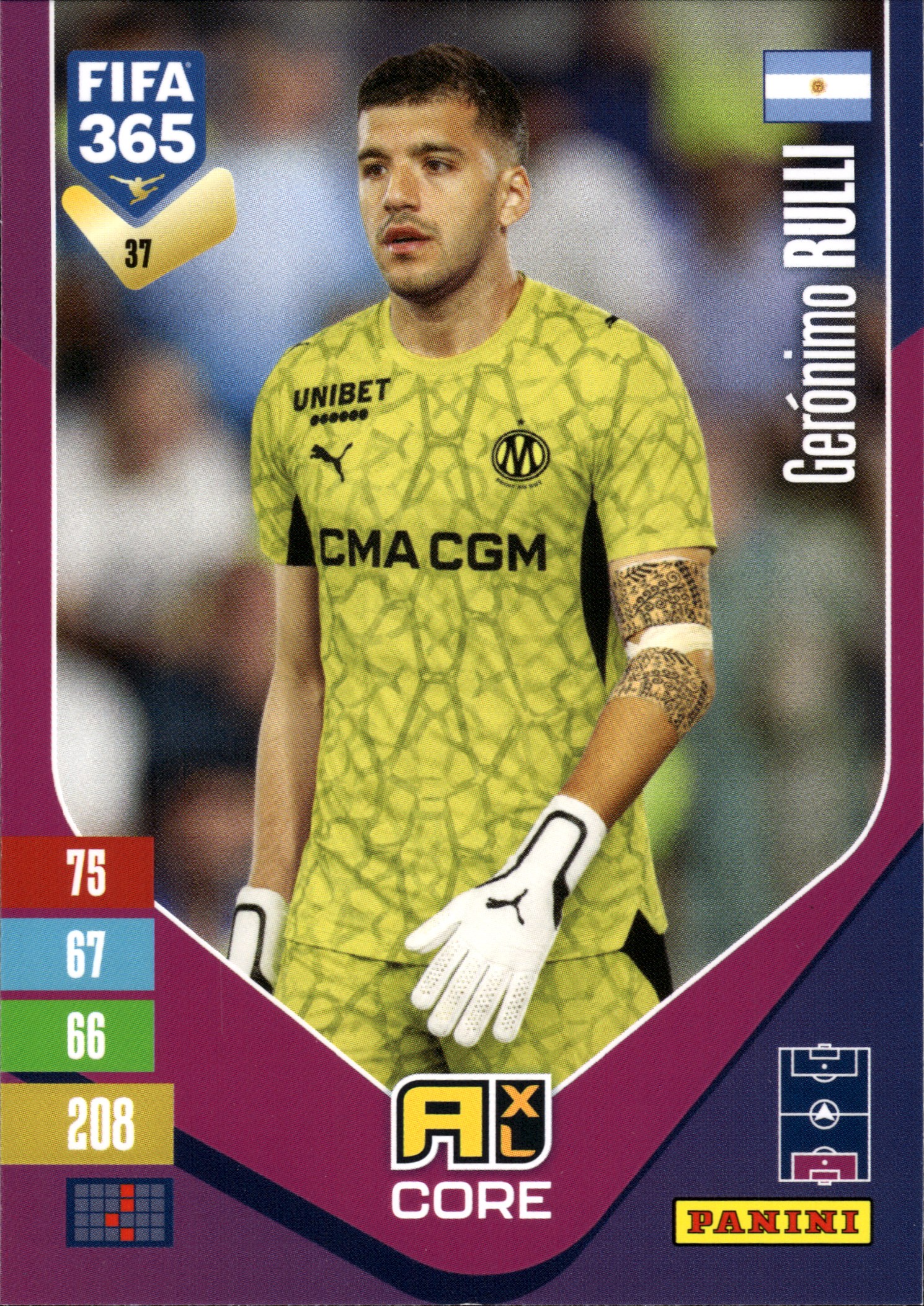 Gerónimo Rulli - Panini Adrenalyn XL FIFA 365 Base Set 2026-27, Nr. 37