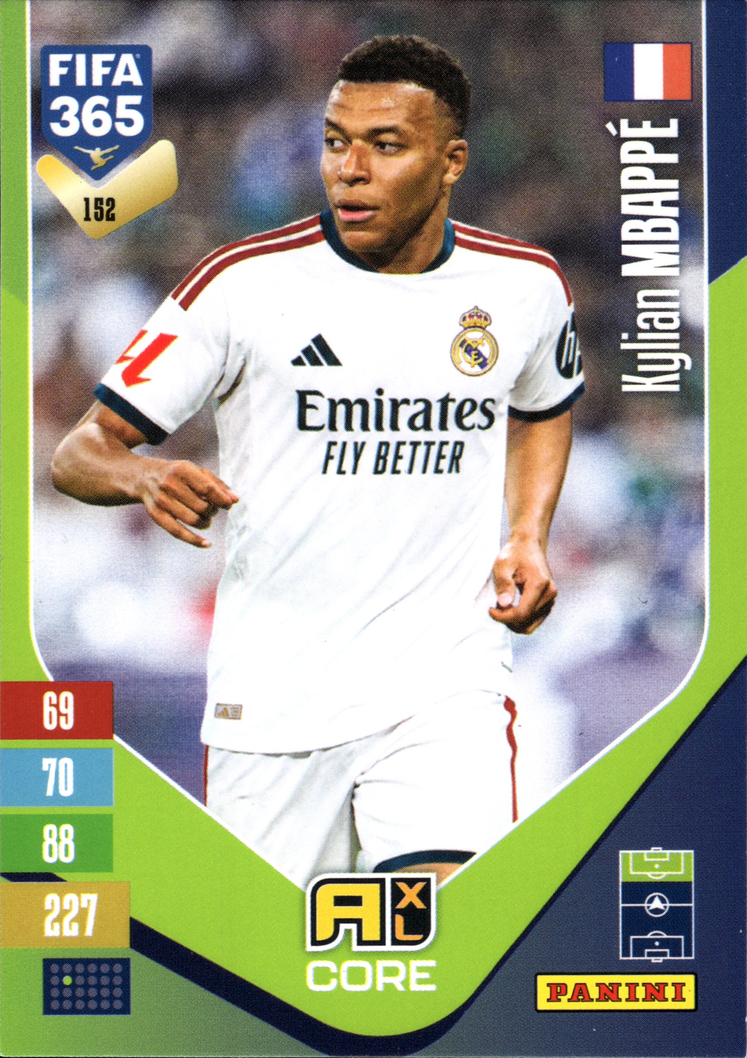 Kylian Mbappé - Panini Adrenalyn XL FIFA 365 Base Set 2026-27, Nr. 152 (Art.-Nr. SG110108)