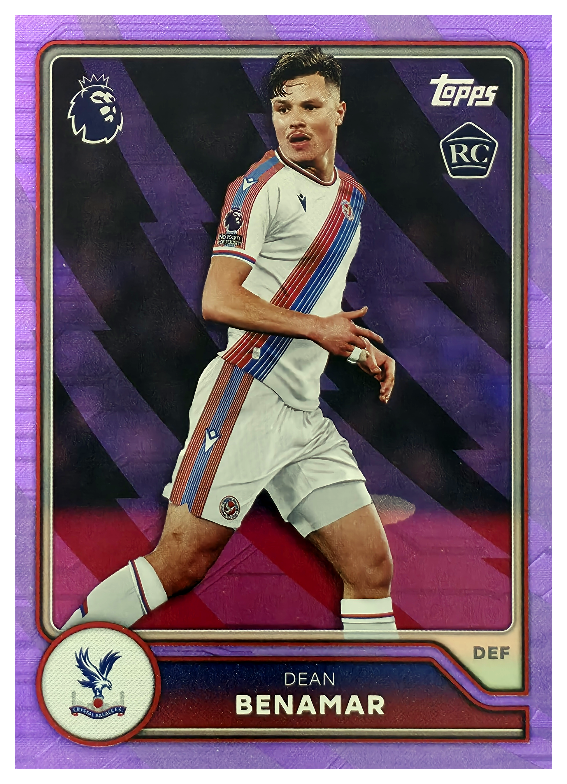 Dean Benamar - Topps Flagship Premier League Base Set 2026-27, Nr. 108 – Rookie Card, Purple Voltage Parallel (Art.-Nr. SG104798)