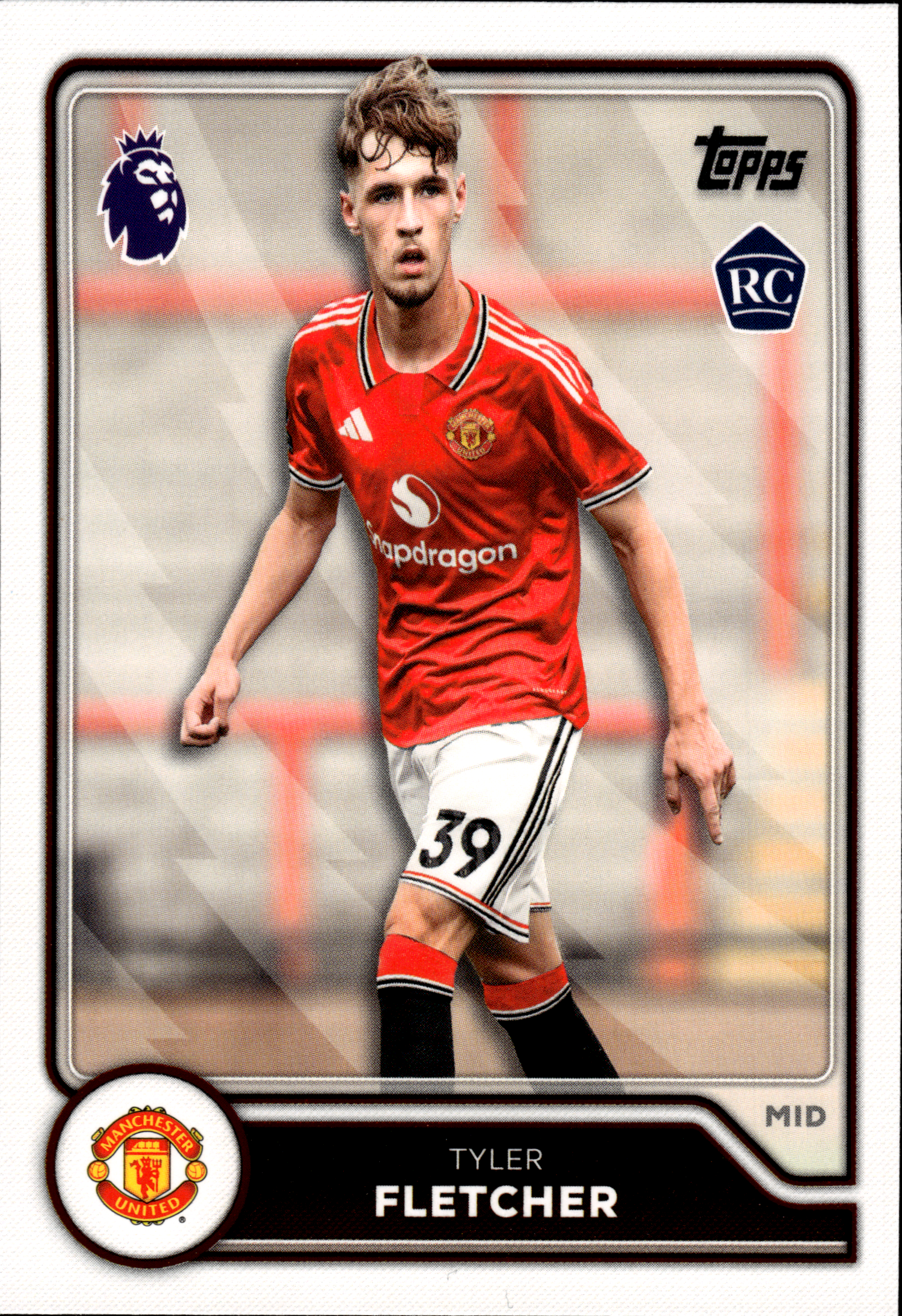 Tyler Fletcher - Topps Flagship Premier League Base Set 2026-27, Nr. 197 – Rookie Card (Art.-Nr. SG104647)