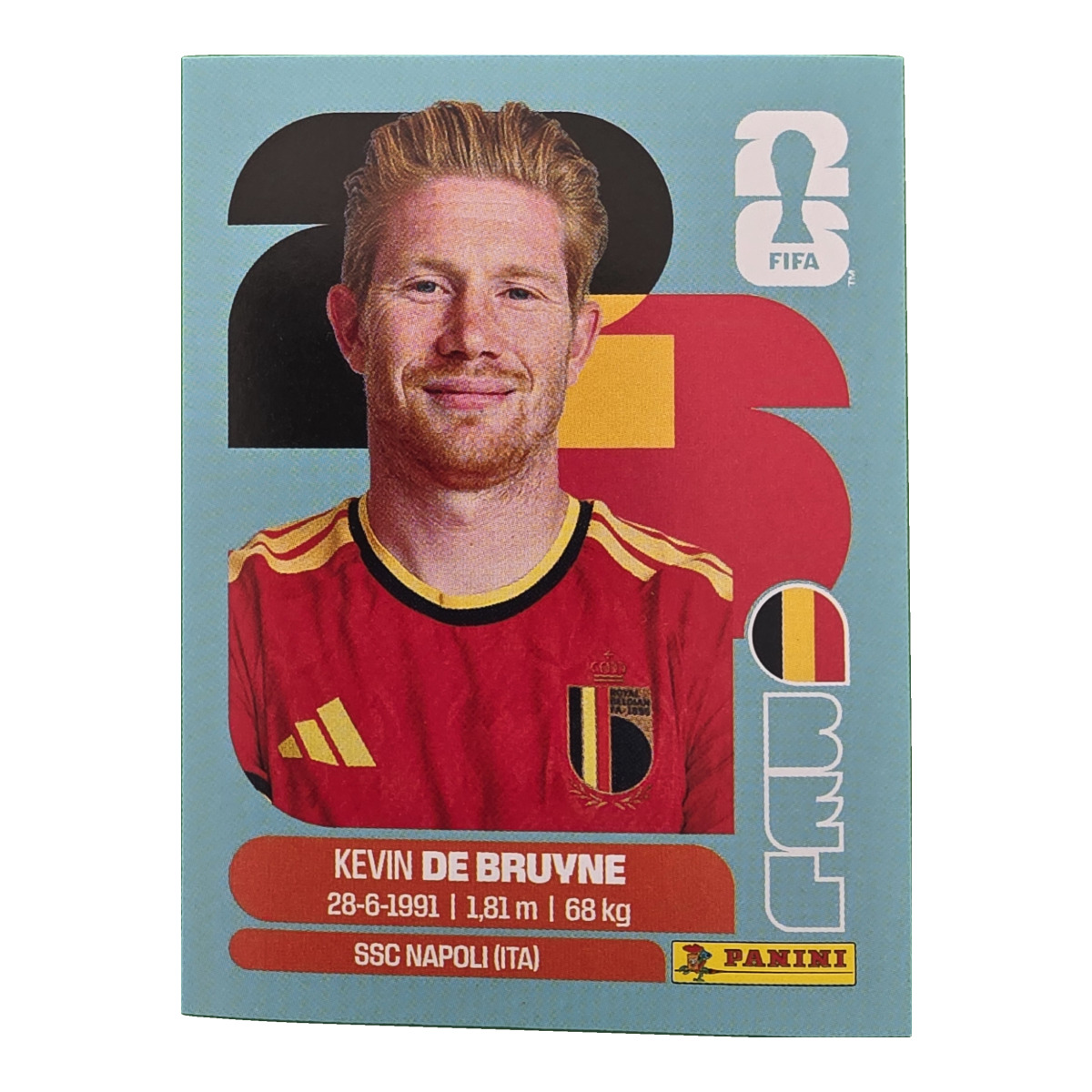 Kevin De Bruyne - Belgien, FIFA WM 2026, Nr. BEL15