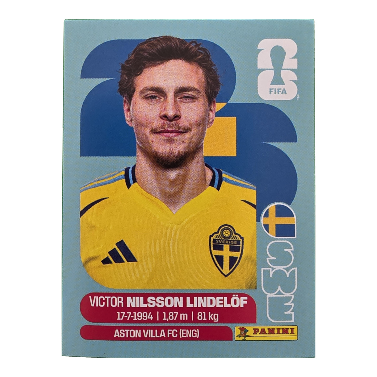 Victor Nilsson Lindelöf - Schweden, FIFA WM 2026, Nr. SWE6