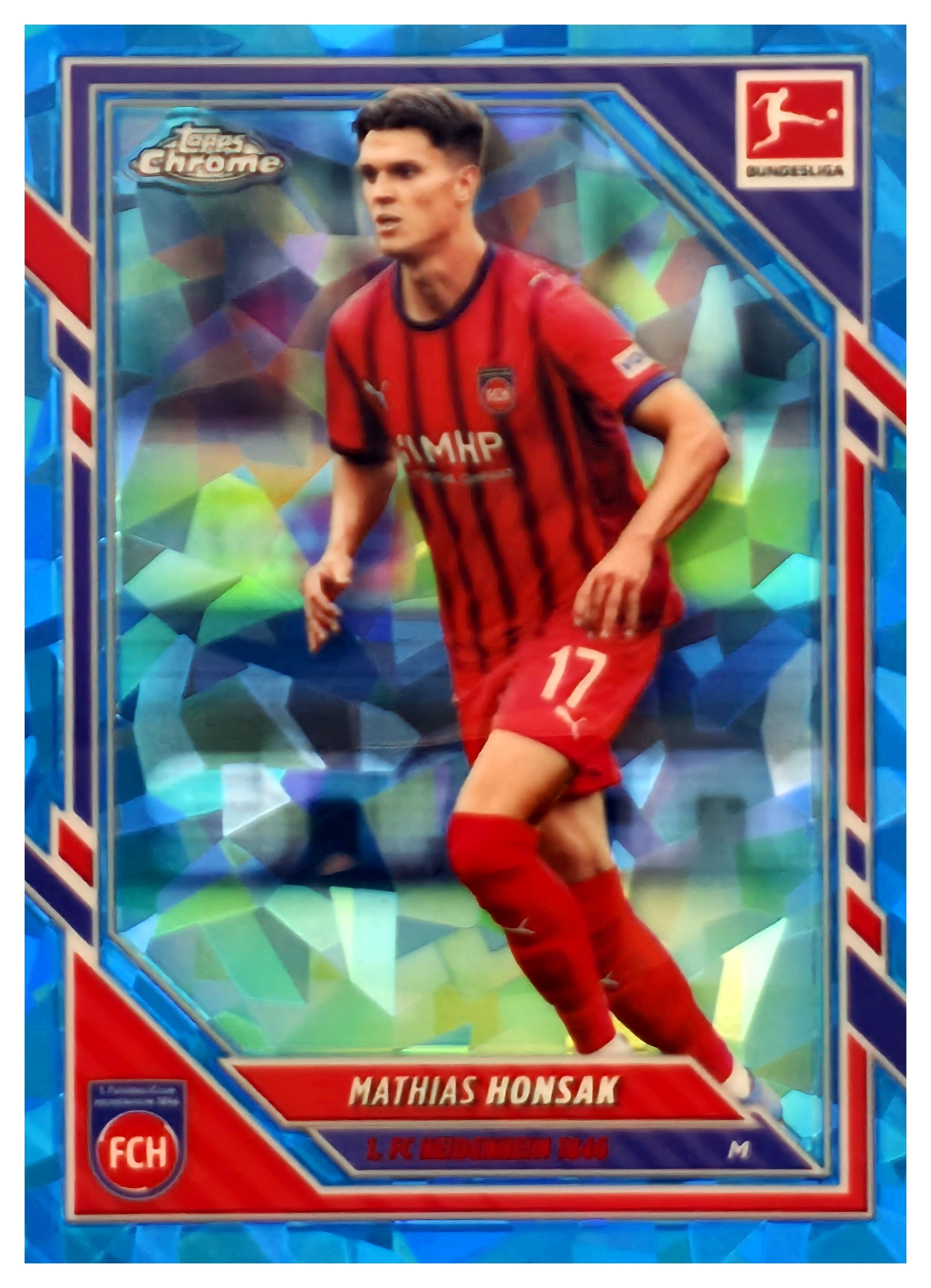 Mathias Honsak - Topps Chrome Sapphire Bundesliga Base Set 2025-26, Nr. 42 (Art.-Nr. SG109487)