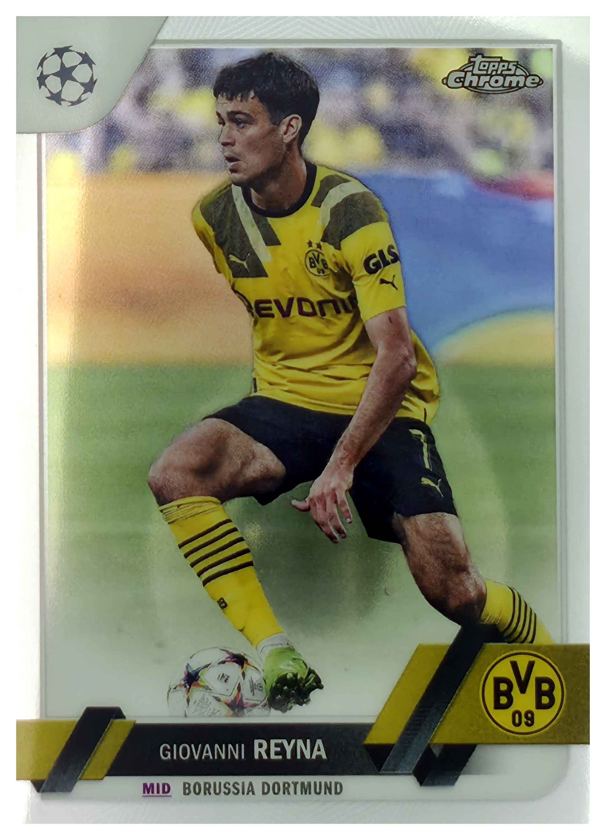 Giovanni Reyna - Topps Chrome UEFA Club Competitions Base Set 2022-23, Nr. 69 (Art.-Nr. SG105817)