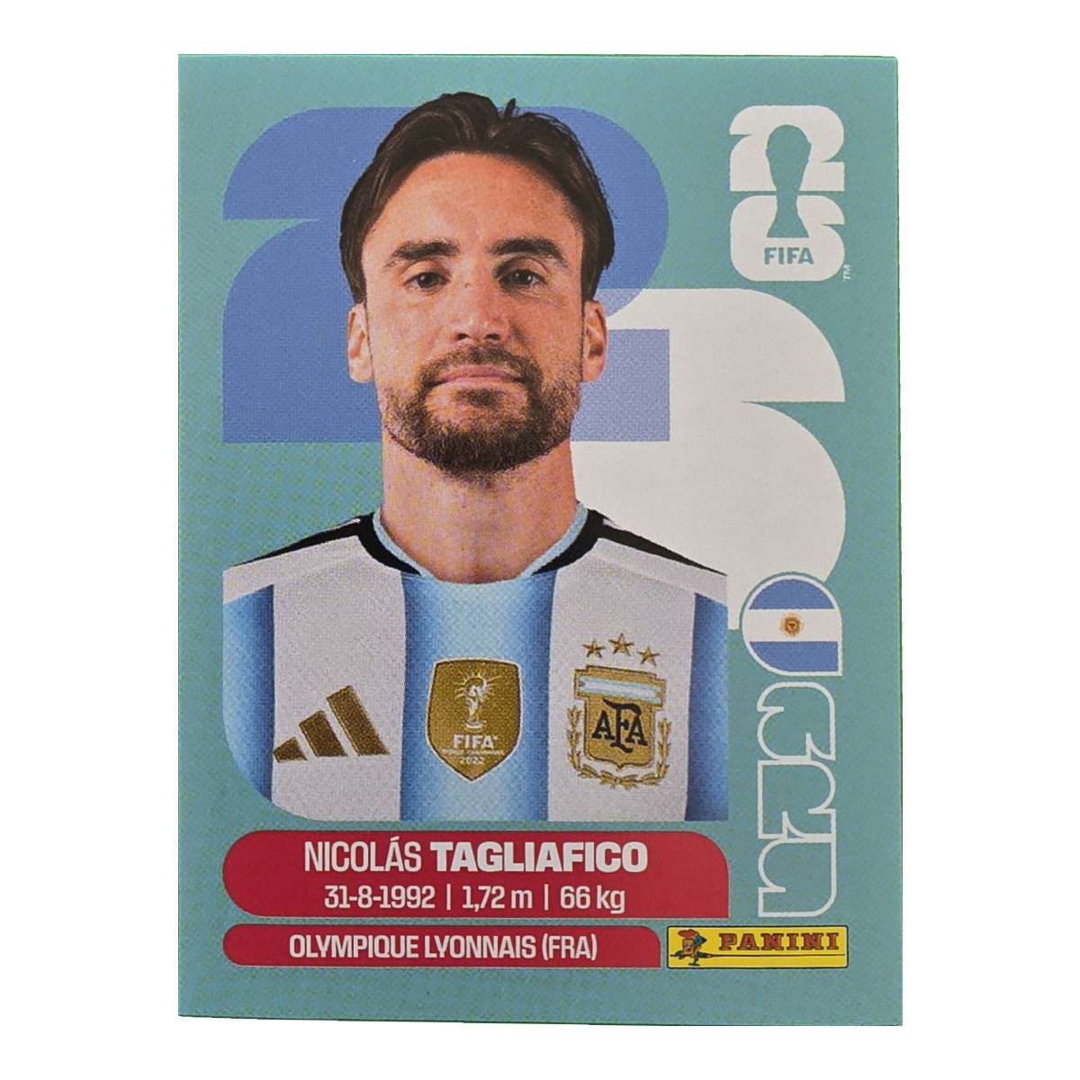 Nicolas Tagliafico - Argentinien, FIFA WM 2026, Nr. ARG6