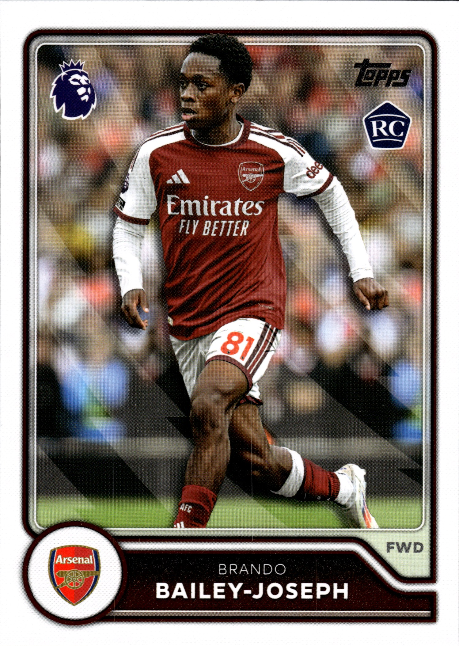 Brando Bailey-Joseph - Topps Flagship Premier League Base Set 2026-27, Nr. 34 – Rookie Card (Art.-Nr. SG109191)
