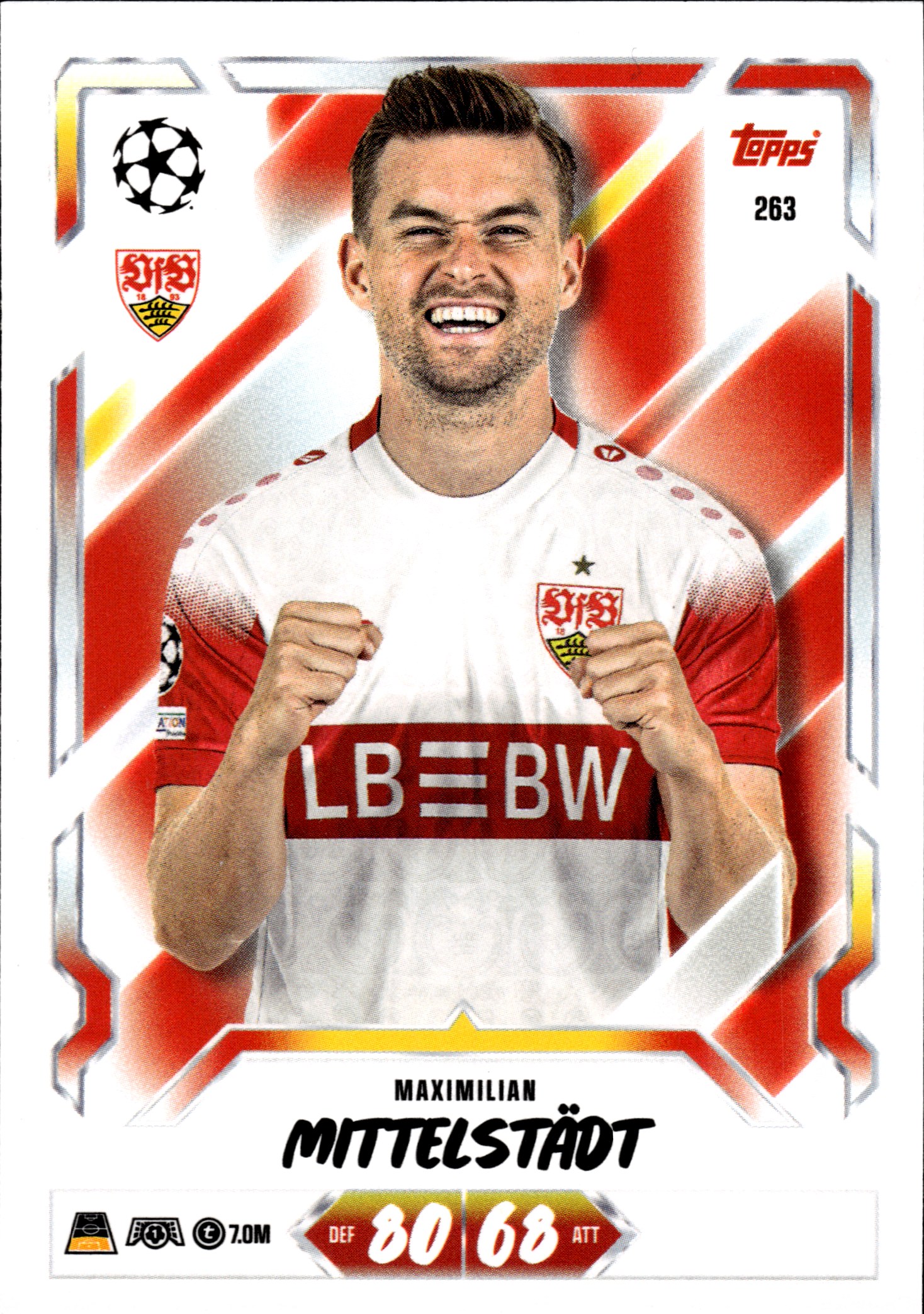 Maximilian Mittelstädt - Topps Match Attax UEFA Club Competitions Base Set 2026-27, Nr. 263 (Art.-Nr. SG107079)