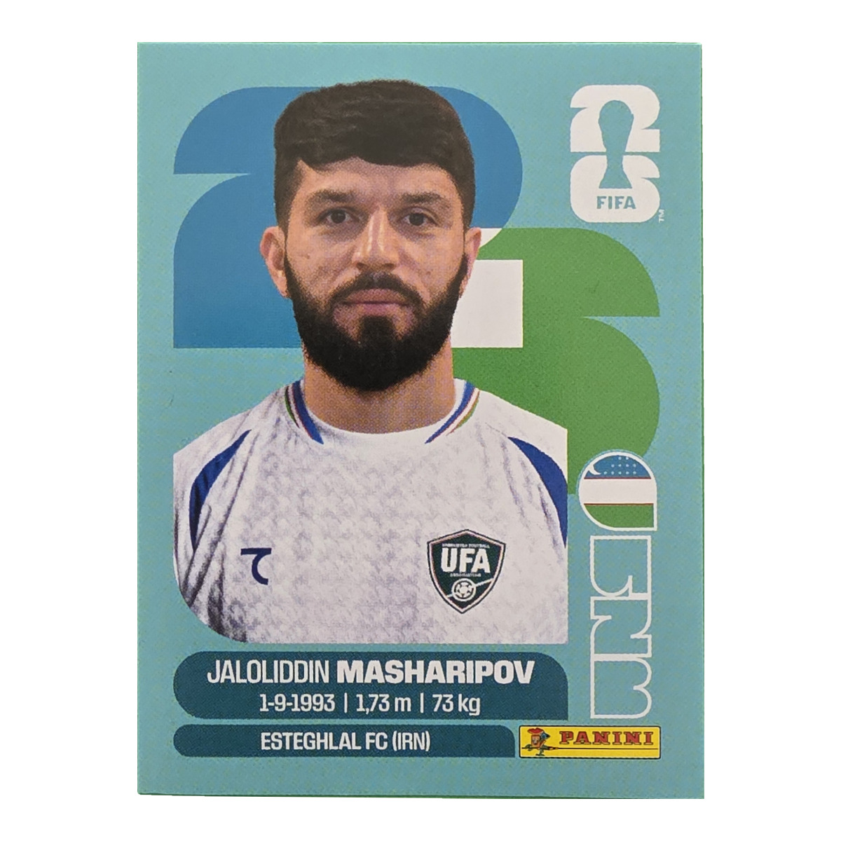 Jaloliddin Masharipov - Usbekistan, FIFA WM 2026, Nr. UZB18