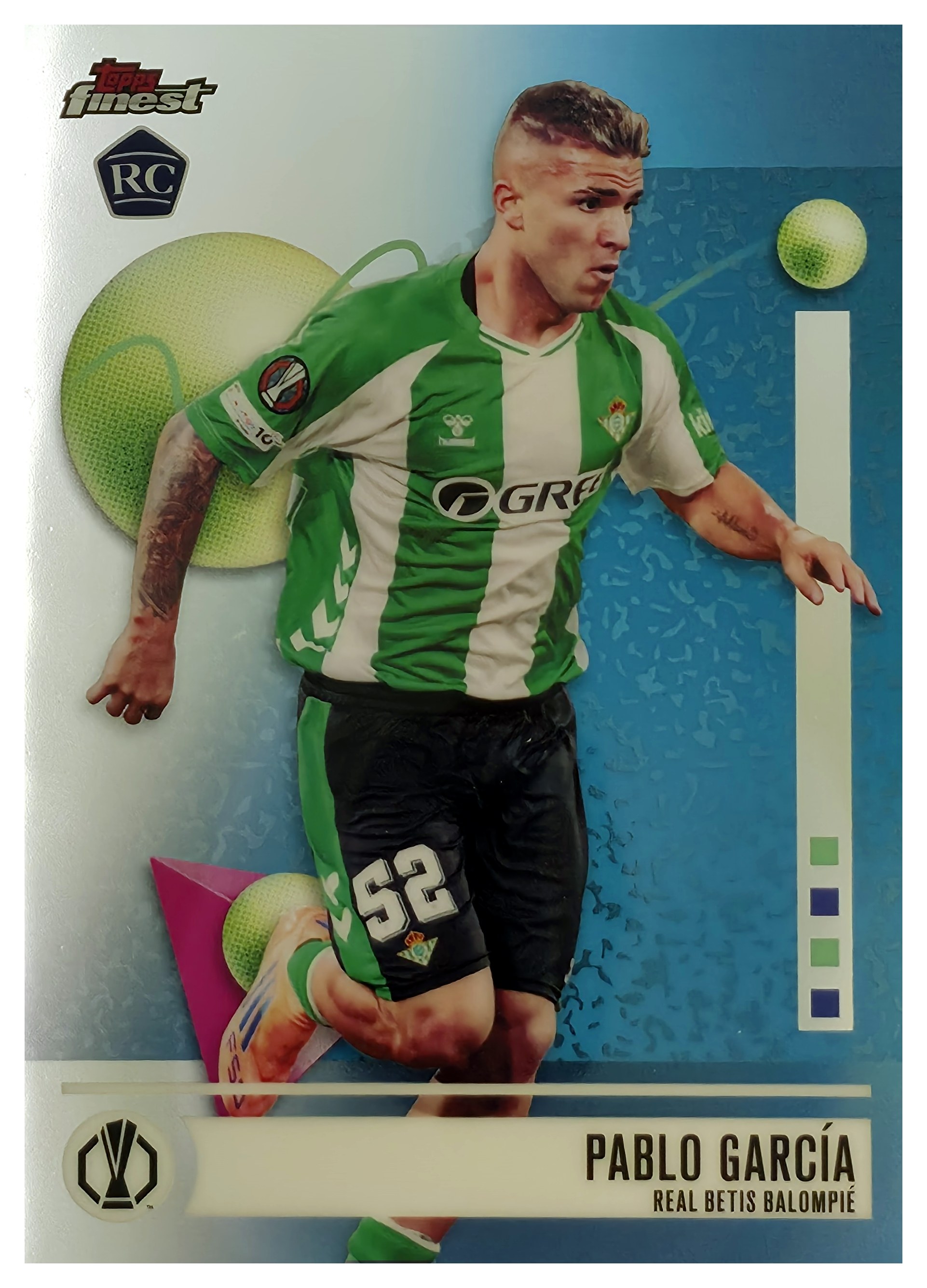 Pablo García - Topps Finest UEFA Club Competitions Base Set 2025-26, Nr. 164 – Rookie Card (Art.-Nr. SG109362)