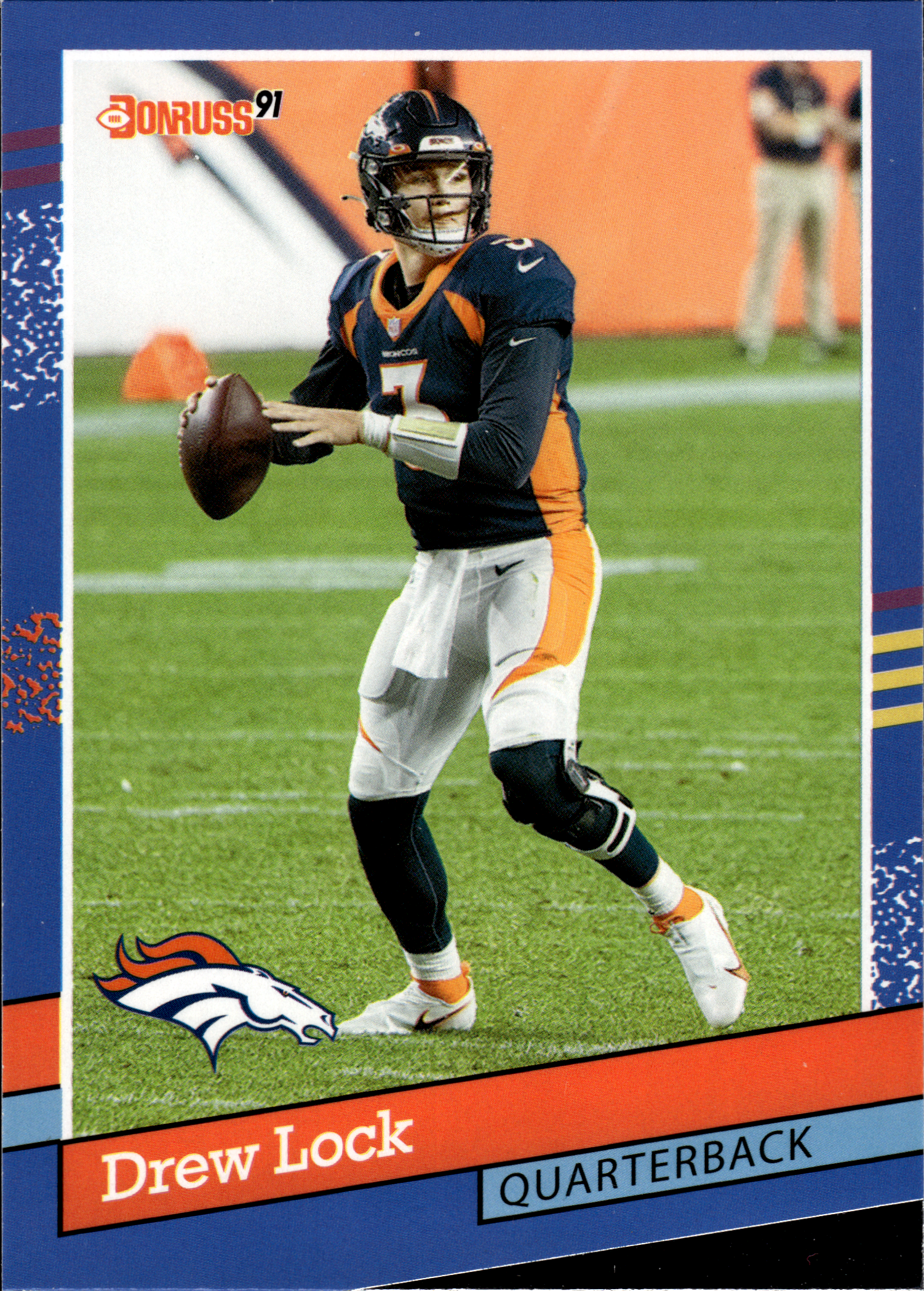 Drew Lock - Panini Donruss 1991 Retro 2021, Nr. 91-34 (Art.-Nr. SG103972)