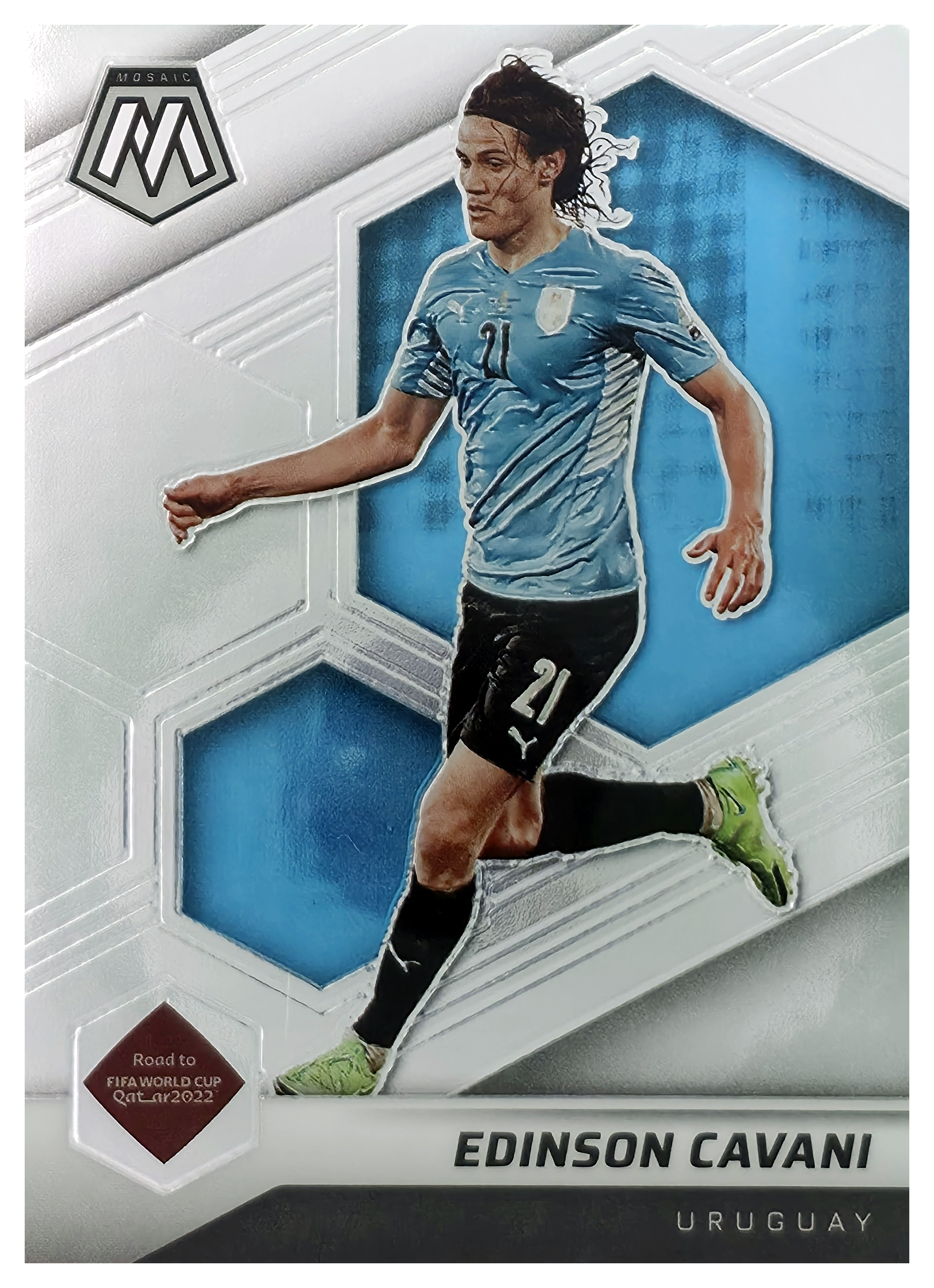Edinson Cavani - Panini Mosaic FIFA Road to World Cup Base Set 2021-22, Nr. 121 (Art.-Nr. SG105963)