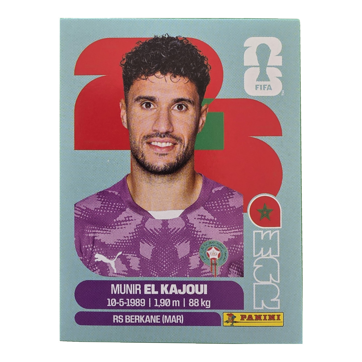 Munir El Kajoui - Marokko, FIFA WM 2026, Nr. MAR3