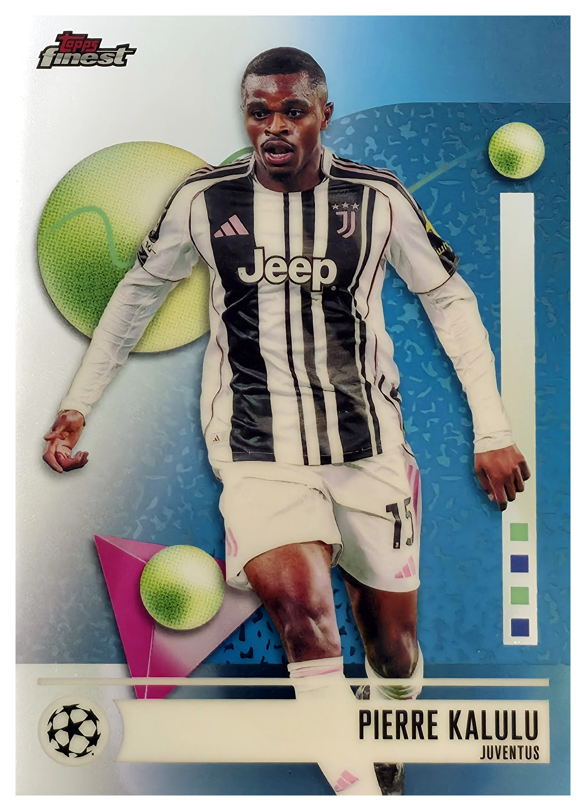Pierre Kalulu - Topps Finest UEFA Club Competitions Base Set 2025-26, Nr. 191 (Art.-Nr. SG109353)