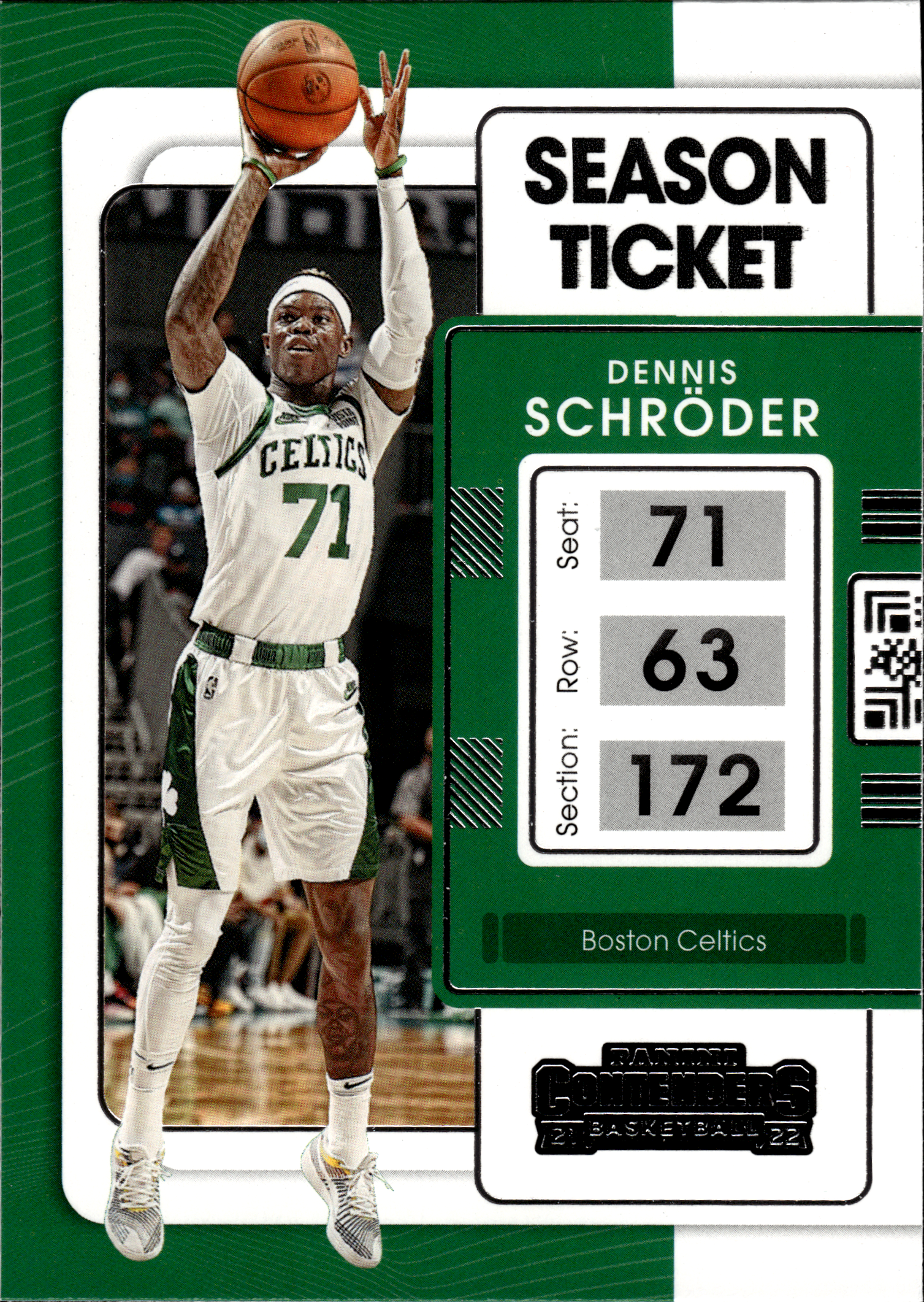 Dennis Schröder - Panini Contenders Season Ticket 2021-22, Nr. 54 (Art.-Nr. SG103708)