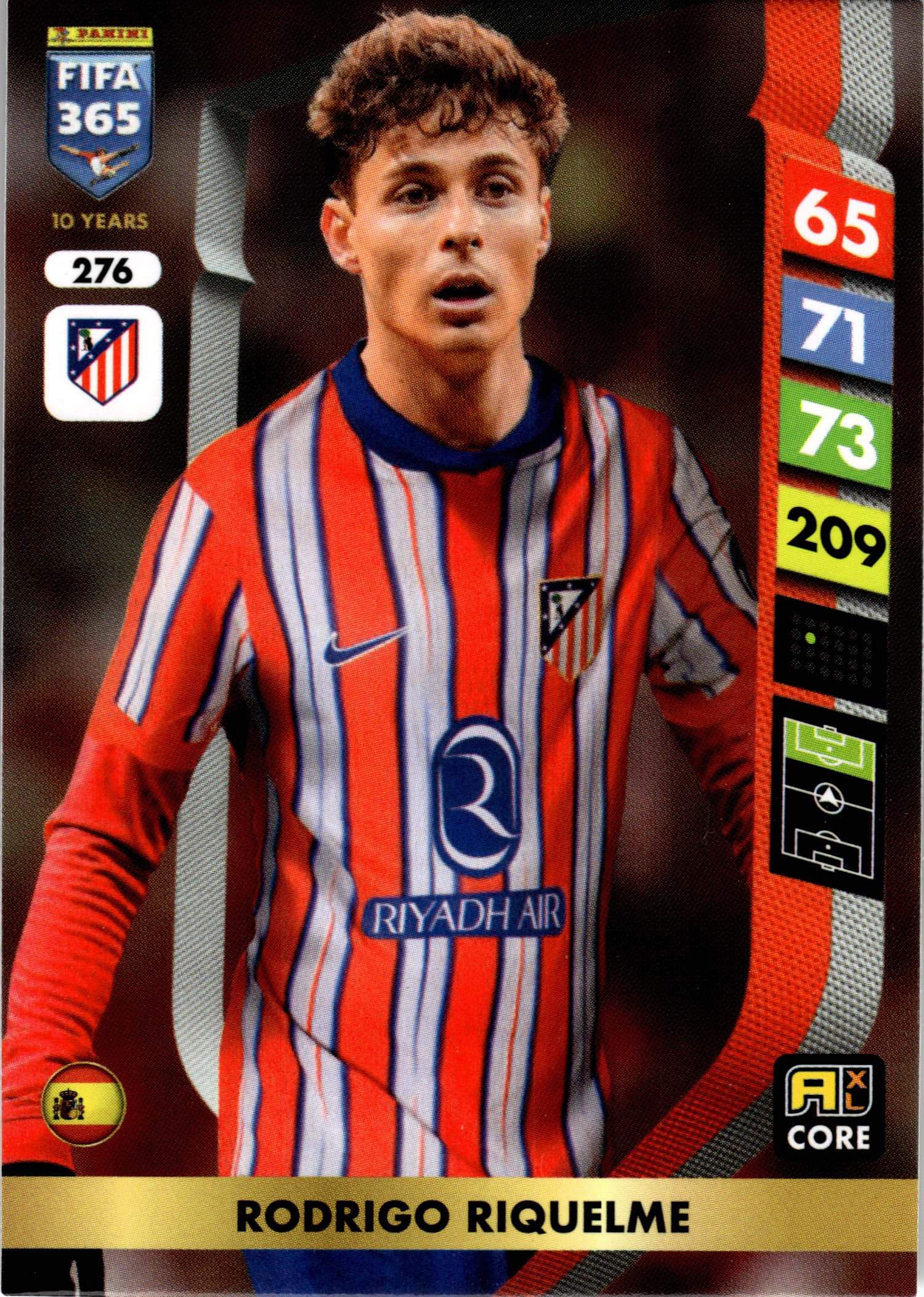 Rodrigo Riquelme - Panini Adrenalyn XL FIFA 365 Base Set 2025, Nr. 276 (Art.-Nr. SG107743)