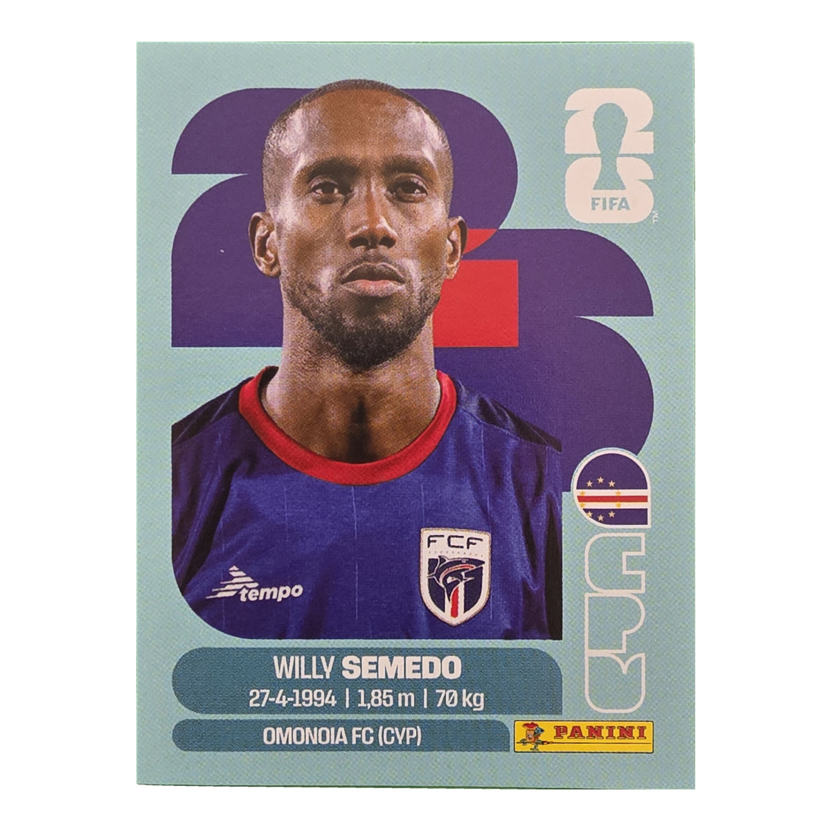 Willy Semedo - Kap Verde, FIFA WM 2026, Nr. CPV19