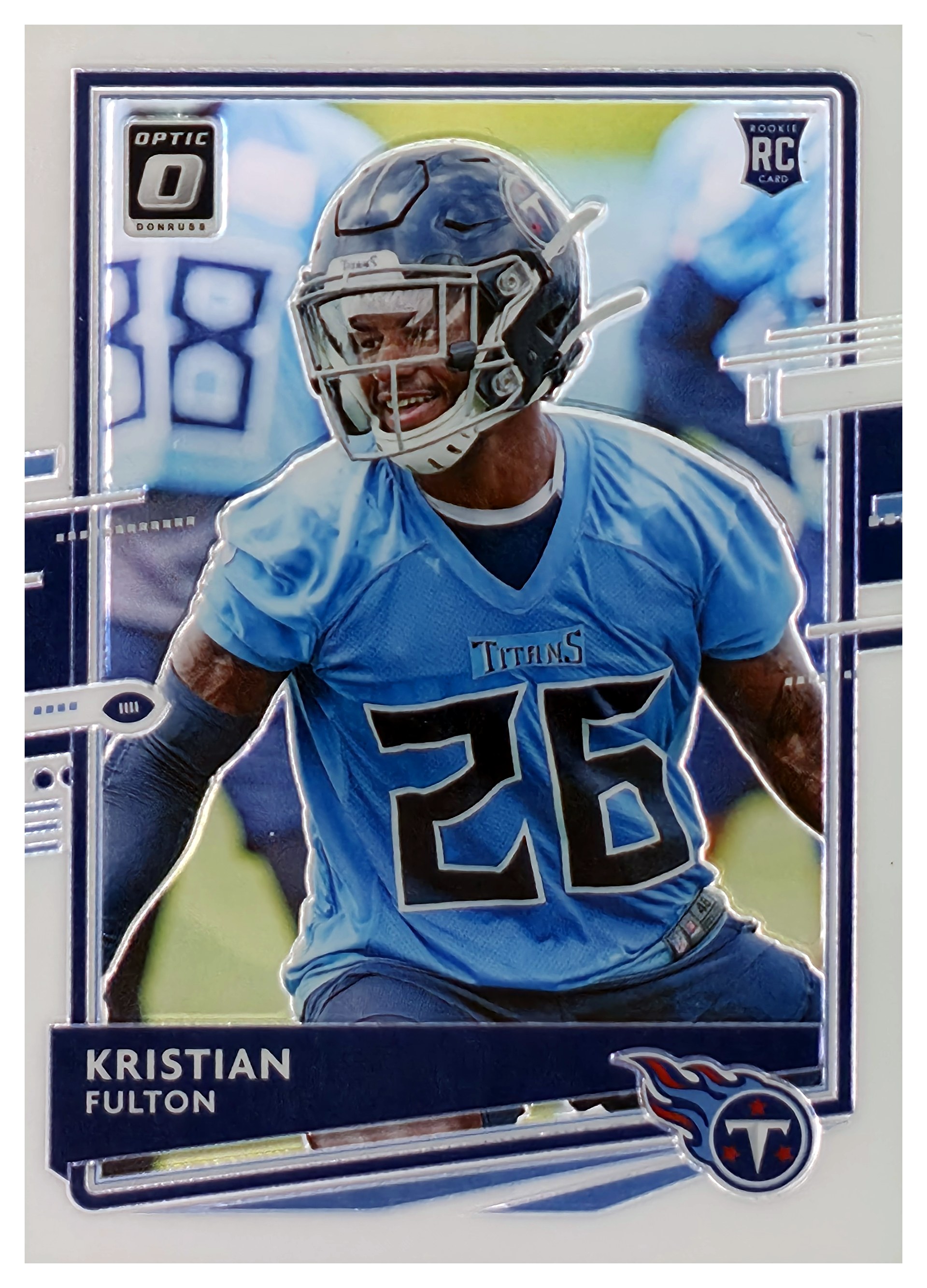 Kristian Fulton - Panini Donruss Optic Base Set 2020, Nr. 109 – Rookie Card (Art.-Nr. SG108659)