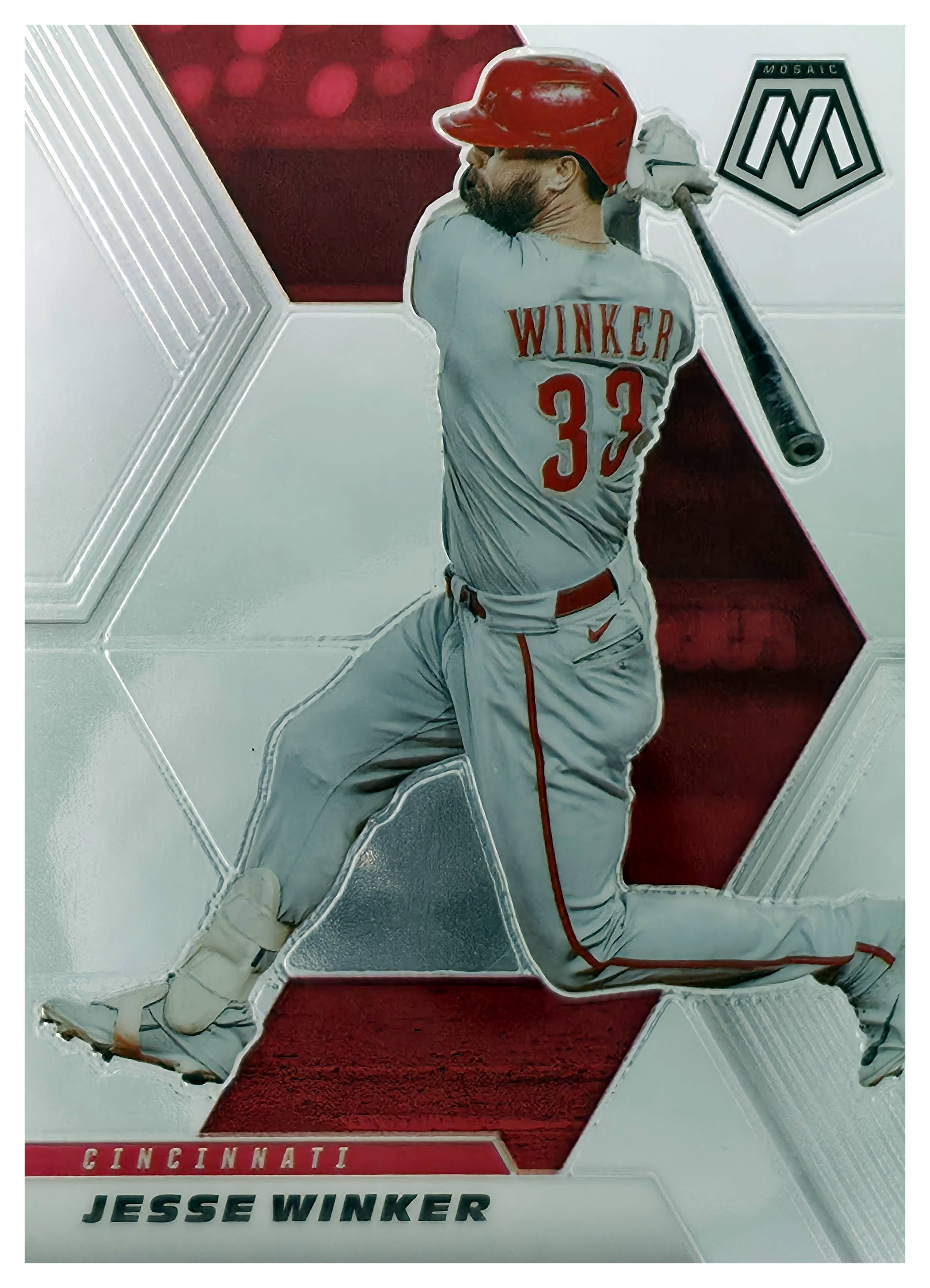 Jesse Winker - Panini Mosaic Base Set 2021, Nr. 67 (Art.-Nr. SG106260)