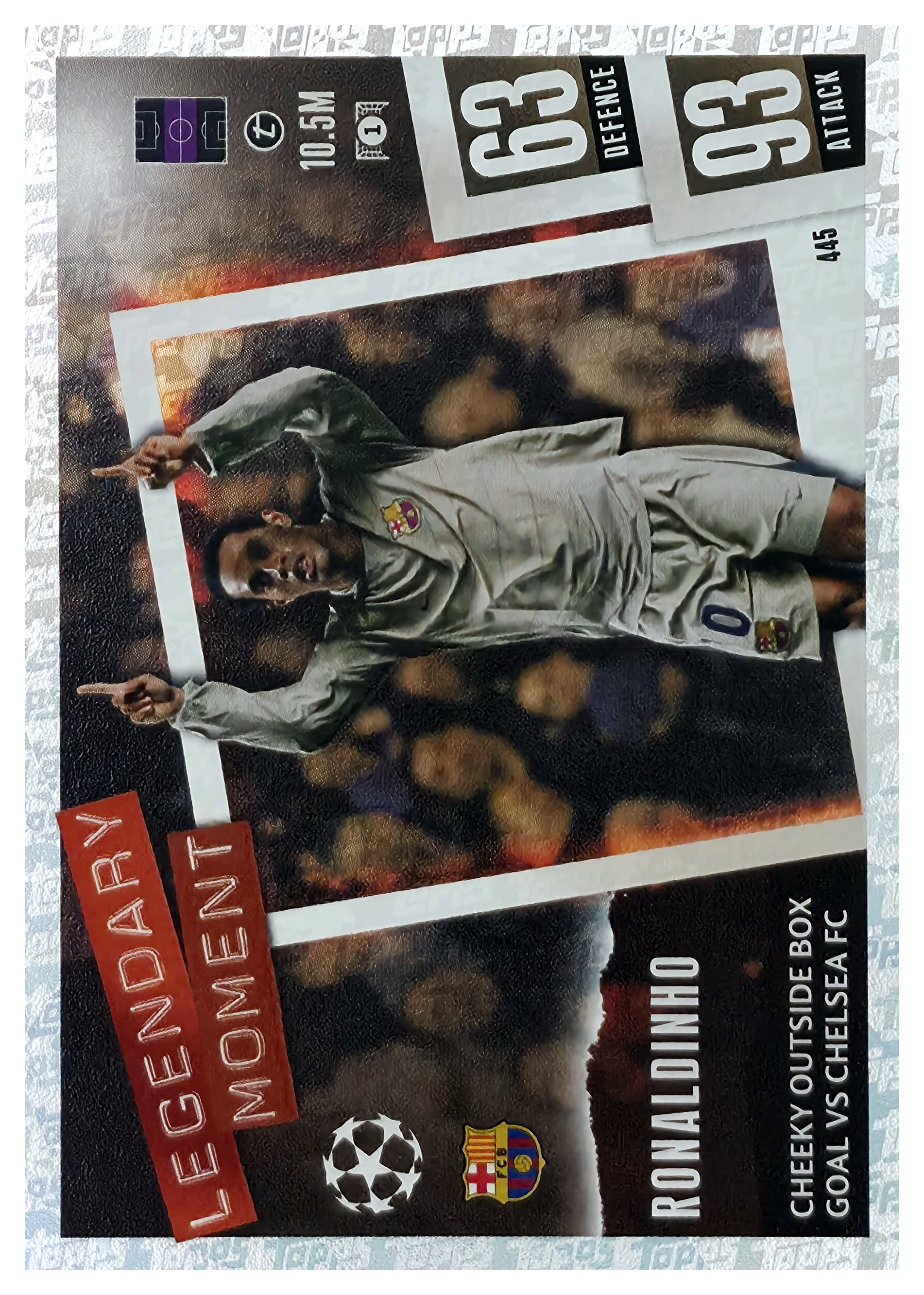 Ronaldinho - Topps Match Attax UEFA Club Competitions Legendary Moment 2023-24, Nr. 445 (Art.-Nr. SG106438)