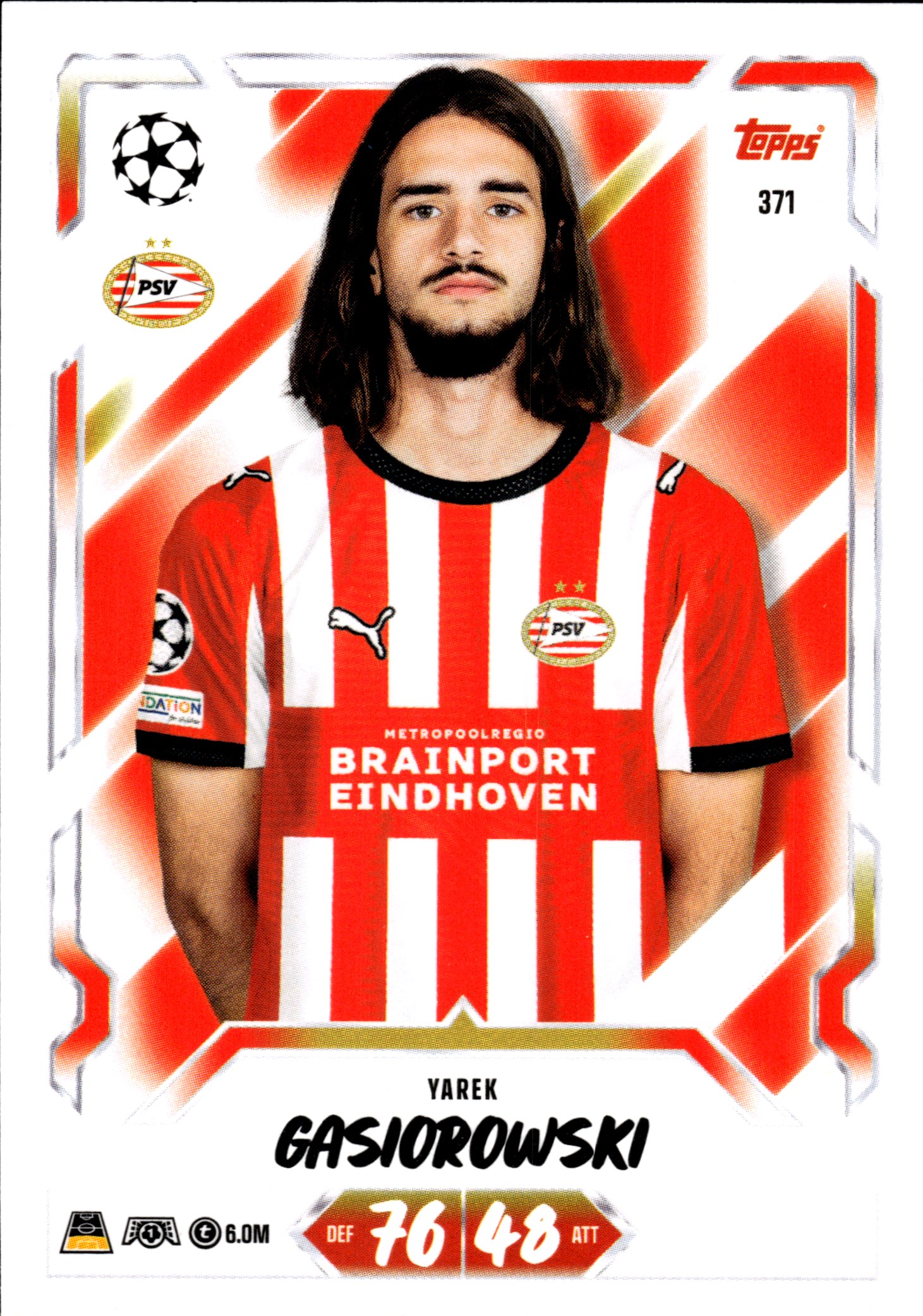 Yarek Gasiorowski - Topps Match Attax UEFA Club Competitions Base Set 2026-27, Nr. 371 (Art.-Nr. SG107179)