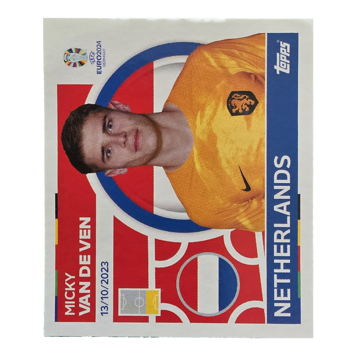 Micky van de Ven - Niederlande, UEFA Euro 2024, Nr. NED6