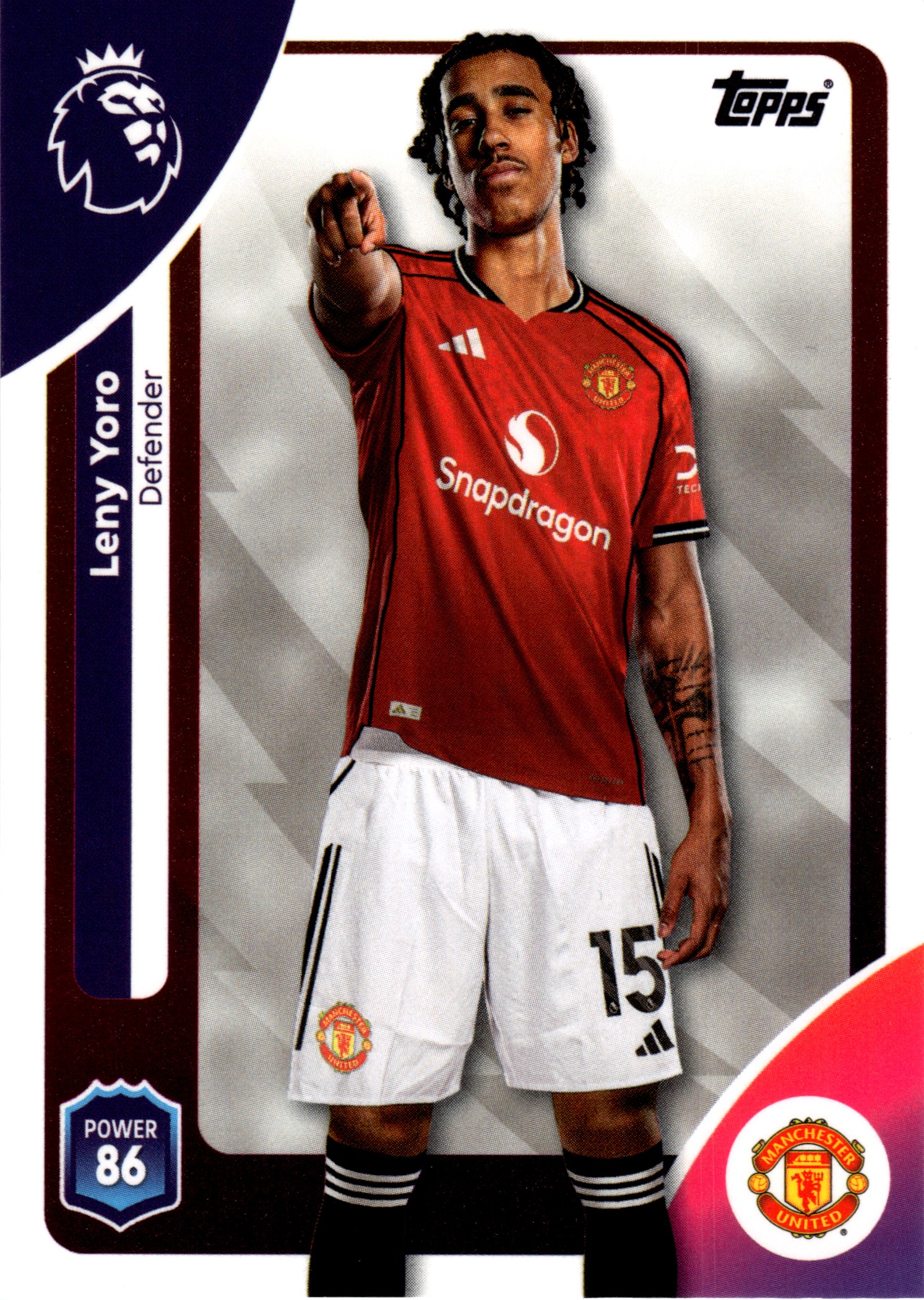 Leny Yoro - Topps Match Attax Premier League Base Set 2025-26, Nr. 202 (Art.-Nr. SG107889)