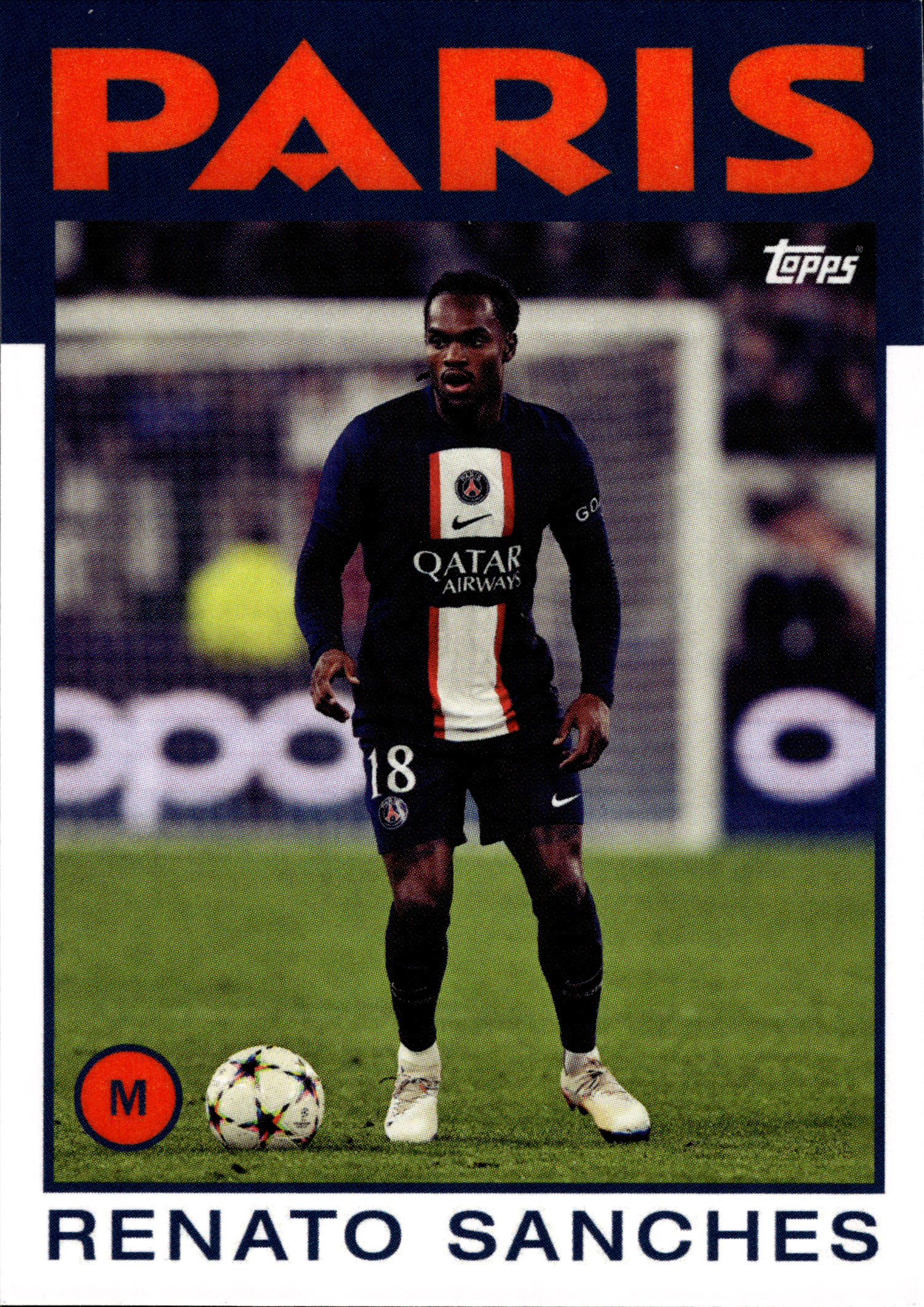Renato Sanches - Topps Paris Saint-Germain Official Team Set 2023-24, Nr. 43