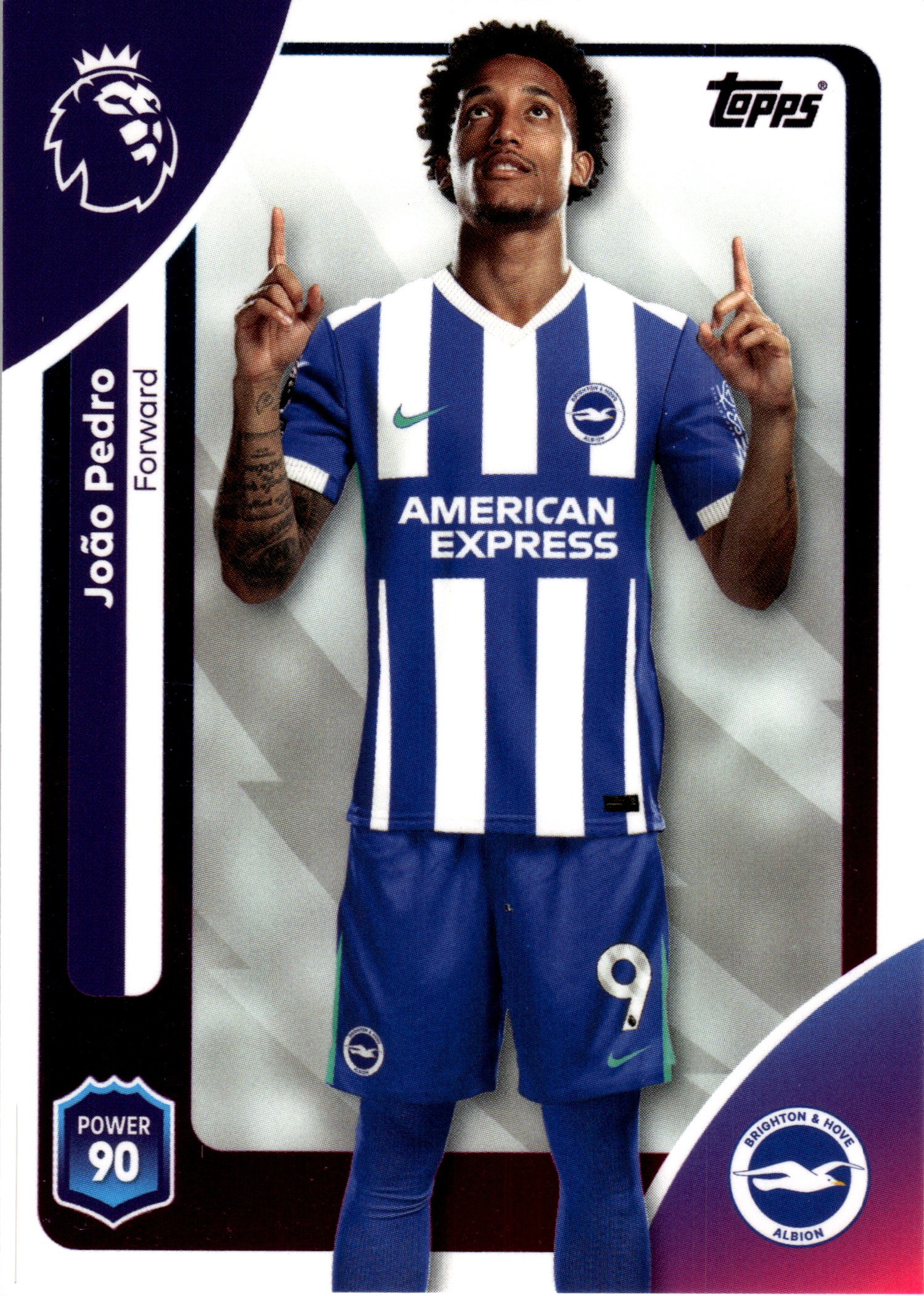 João Pedro - Topps Match Attax Premier League Base Set 2025-26, Nr. 87 (Art.-Nr. SG107880)
