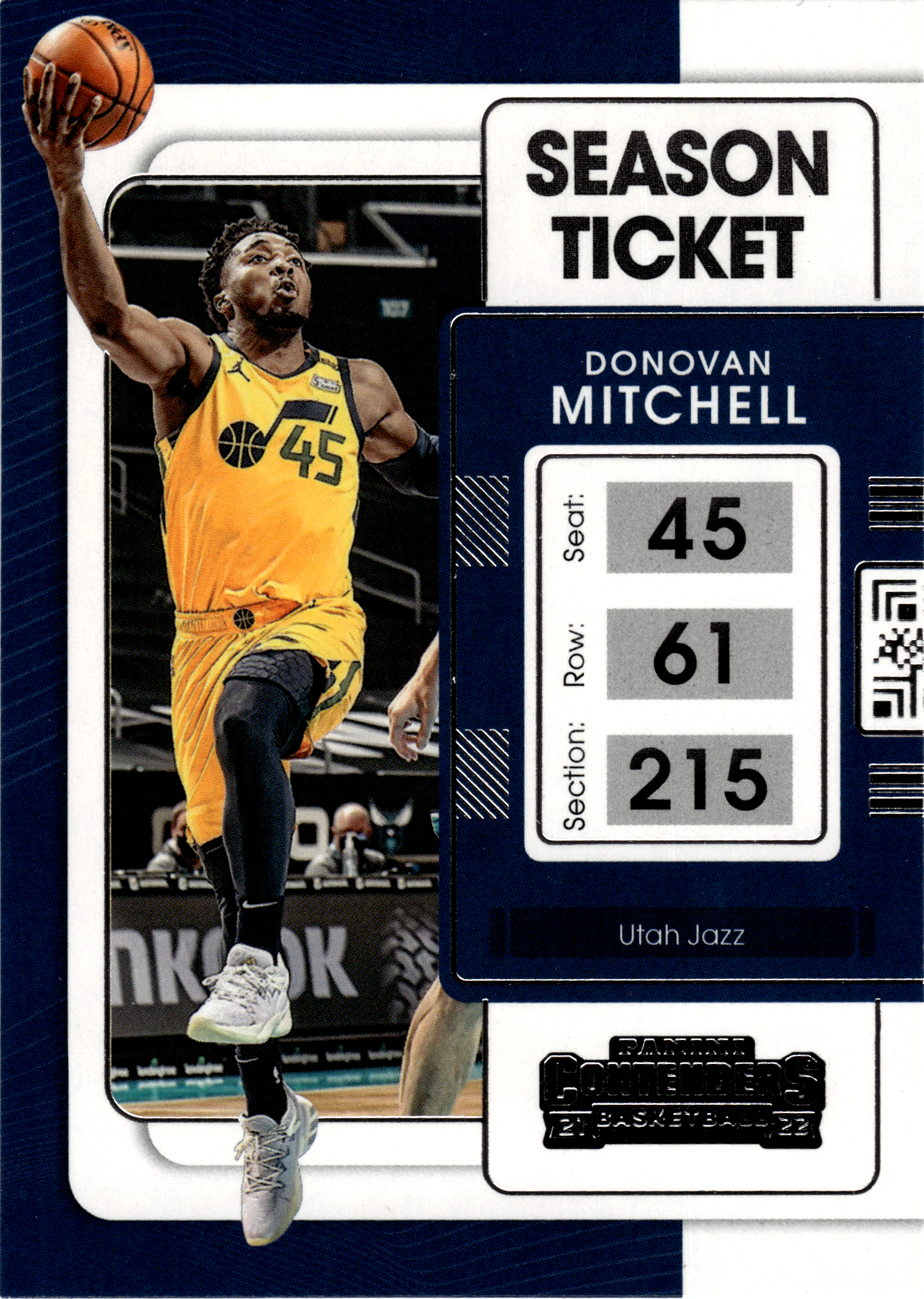 Donovan Mitchell - Panini Contenders Season Ticket 2021-22, Nr. 41 (Art.-Nr. SG103529)
