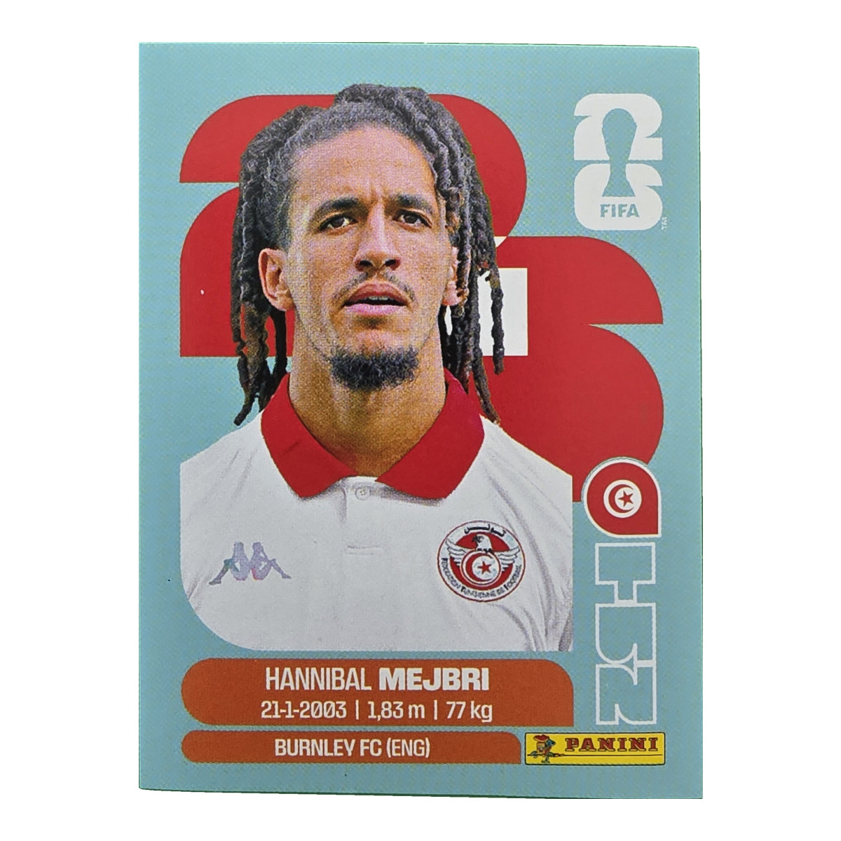 Hannibal Mejbri - Tunesien, FIFA WM 2026, Nr. TUN14