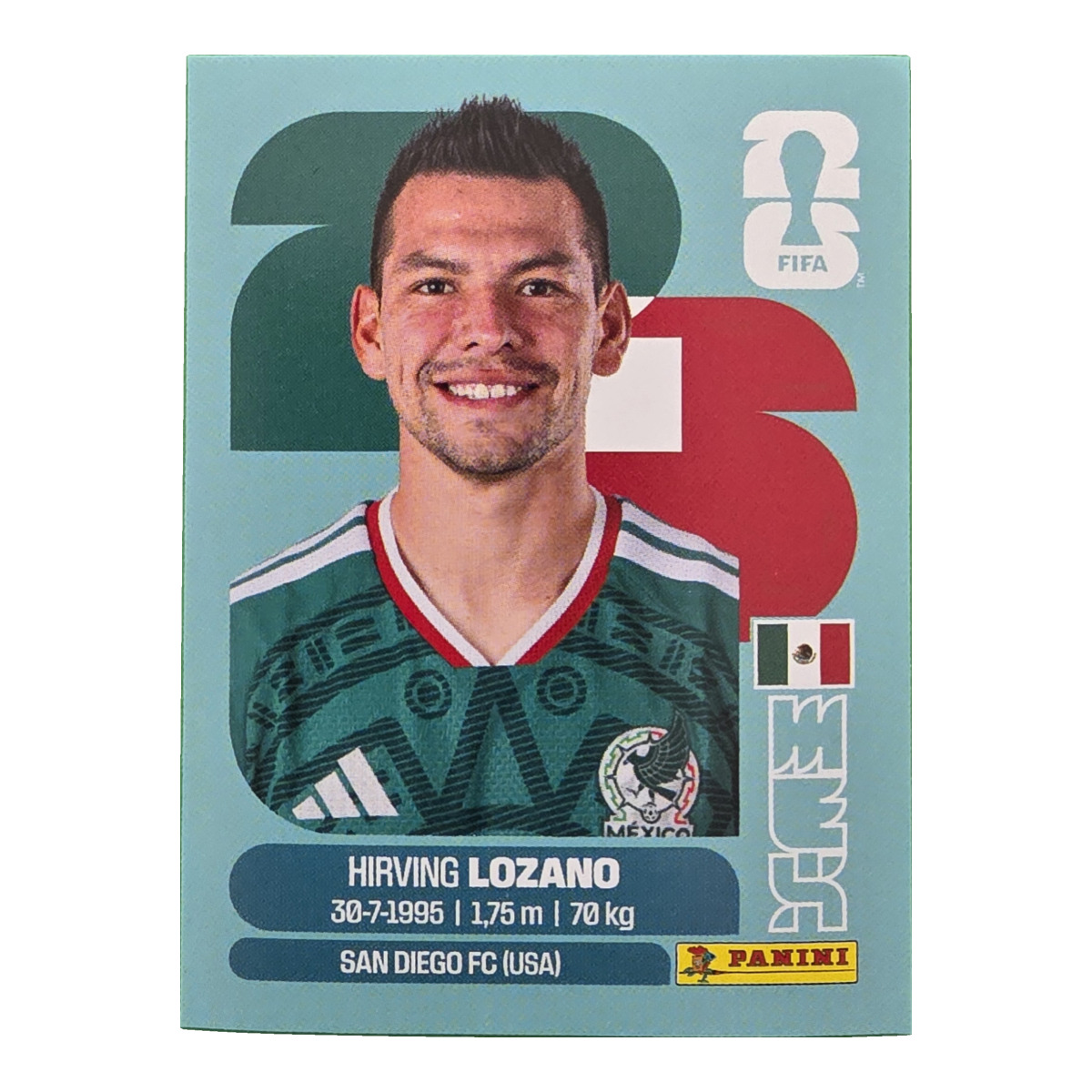 Hirving Lozano - Mexiko, FIFA WM 2026, Nr. MEX15