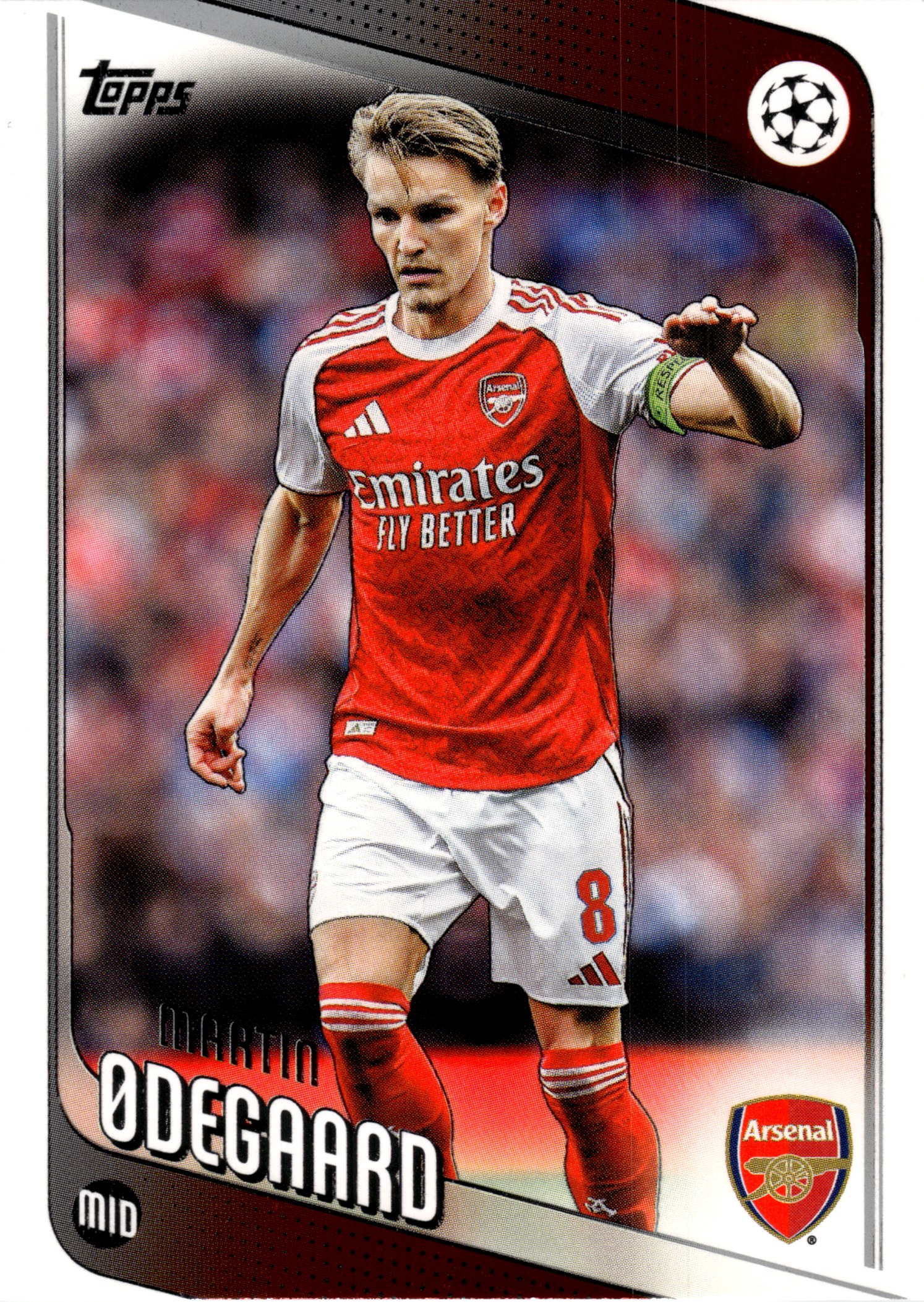 Martin Ødegaard - Topps UEFA Club Competitions Base Set 2025-26, Nr. 157 (Art.-Nr. SG107934)