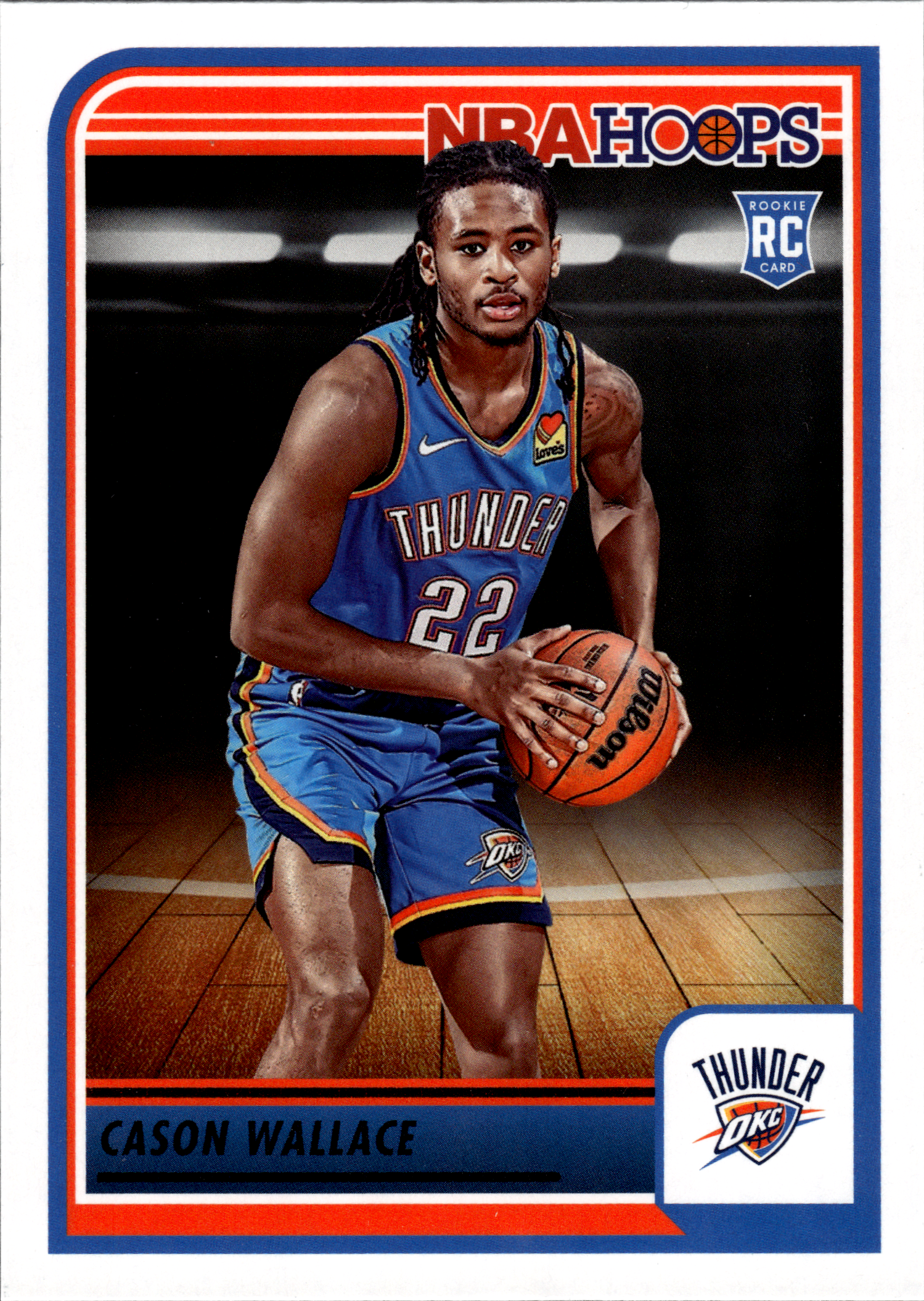 Cason Wallace - Panini Hoops Base Set 2023-24, Nr. 252 – Rookie Card (Art.-Nr. SG103479)