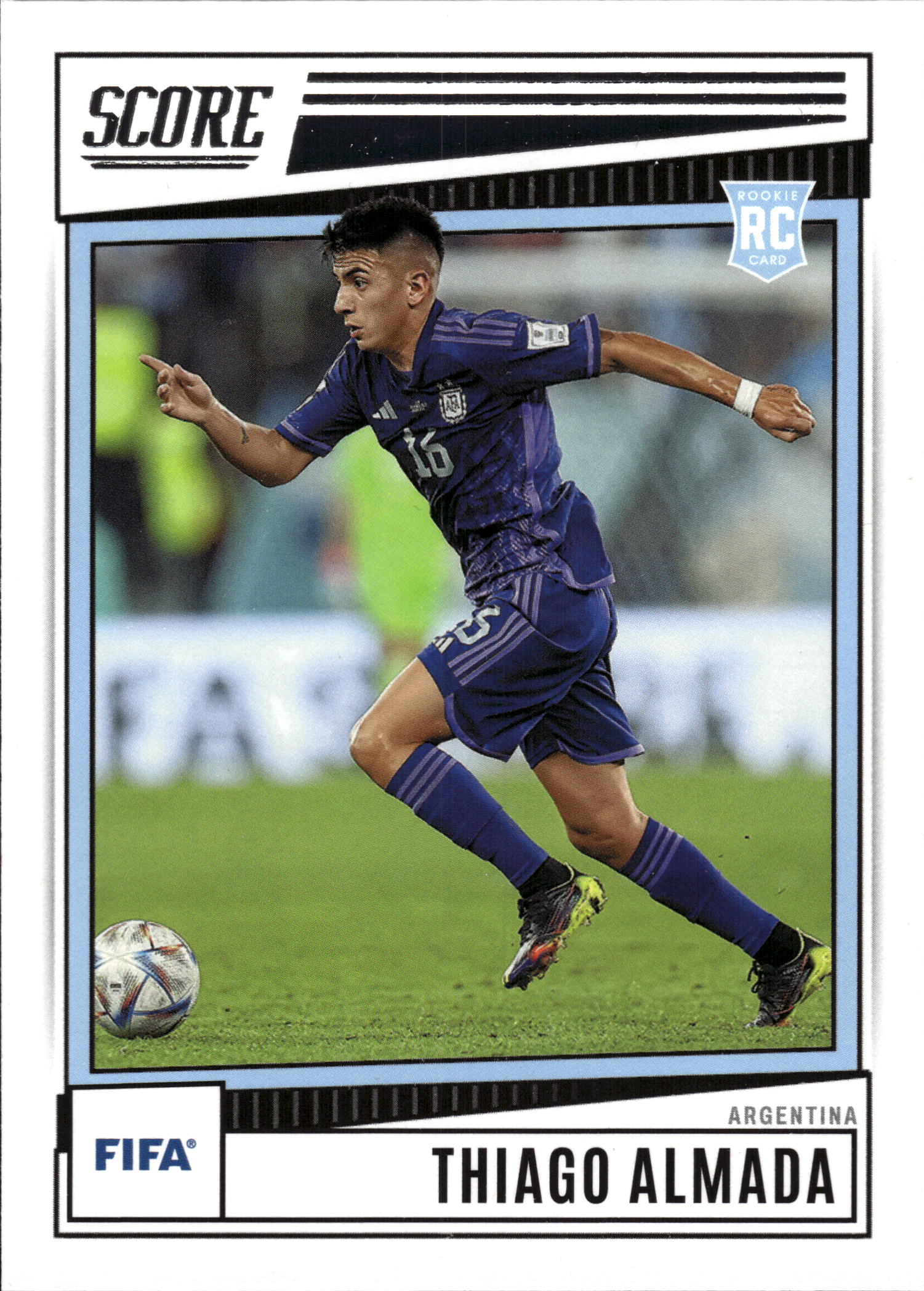 Thiago Almada - Panini Score FIFA Base Set 2022-23, Nr. 103 – Rookie Card (Art.-Nr. SG102598)