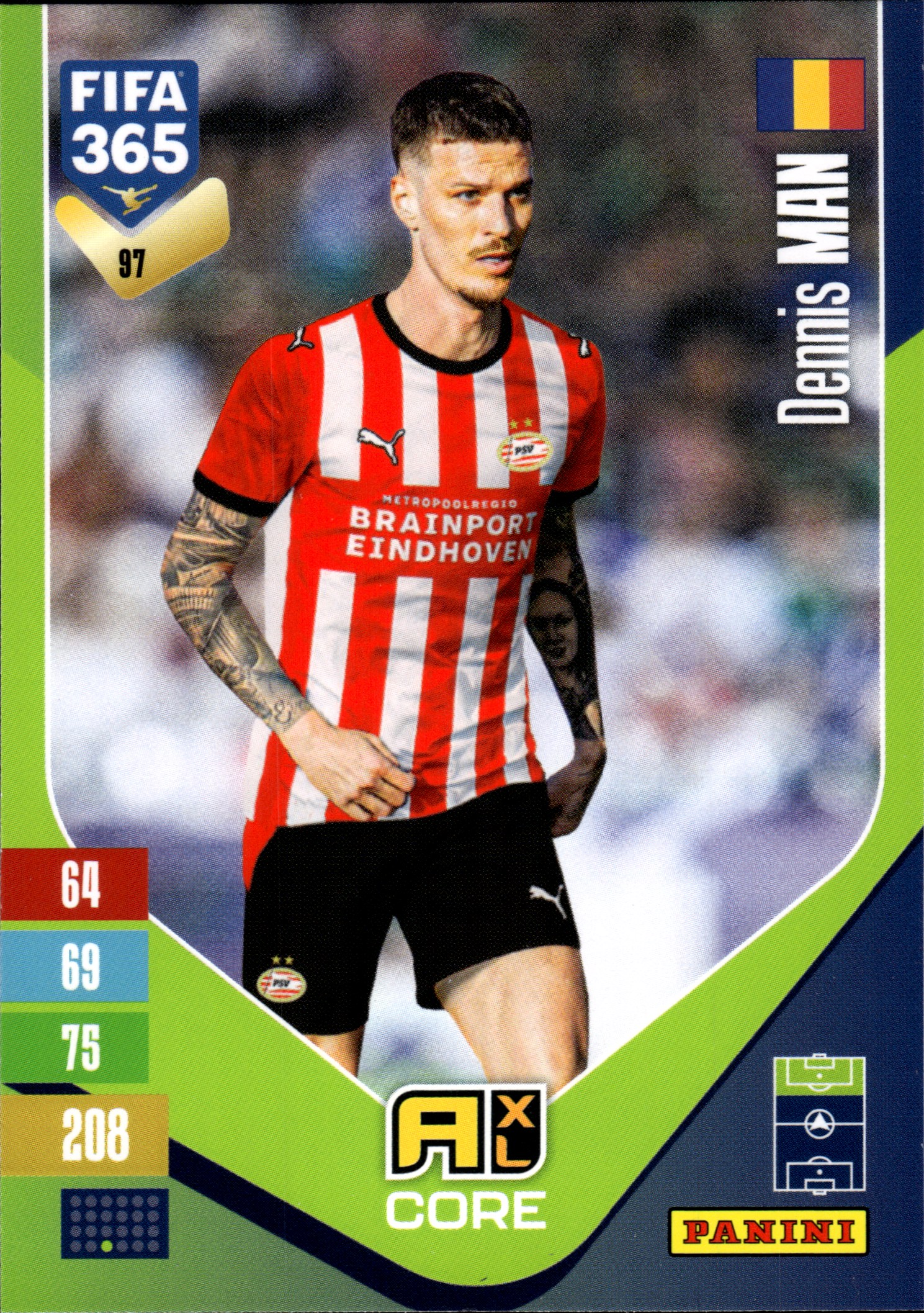 Dennis Man - Panini Adrenalyn XL FIFA 365 Base Set 2026-27, Nr. 97 (Art.-Nr. SG110162)