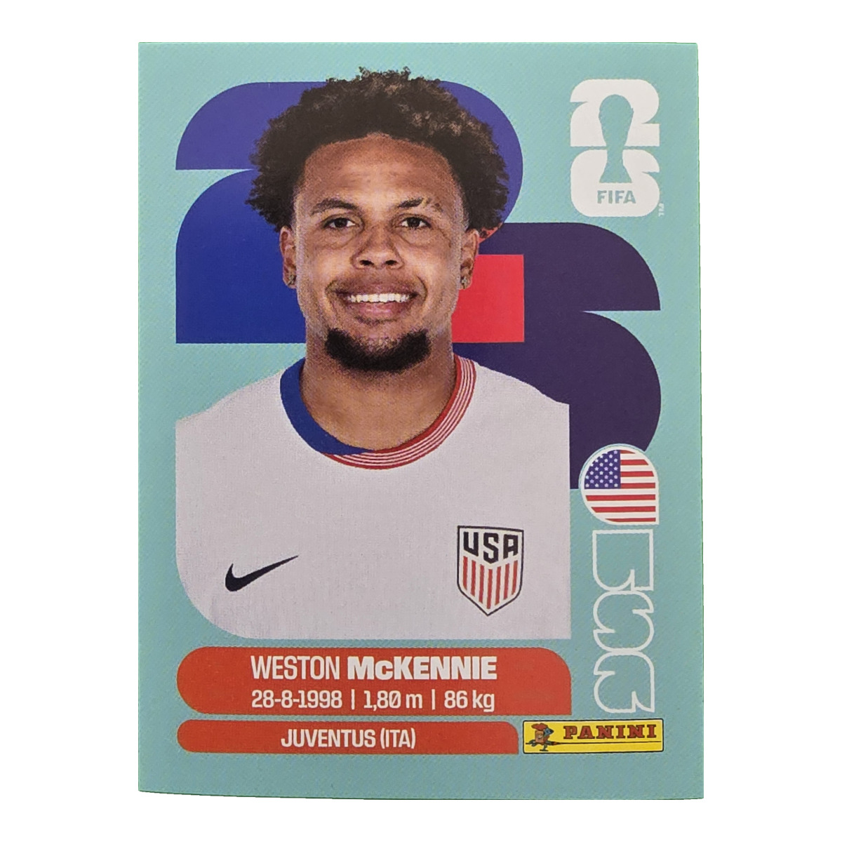 Weston McKenny - USA, FIFA WM 2026, Nr. USA10