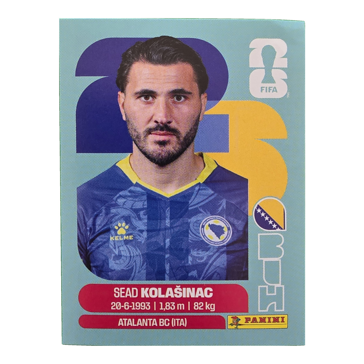 Sead Kolasinac - Bosnien und Herzegowina, FIFA WM 2026, Nr. BIH4