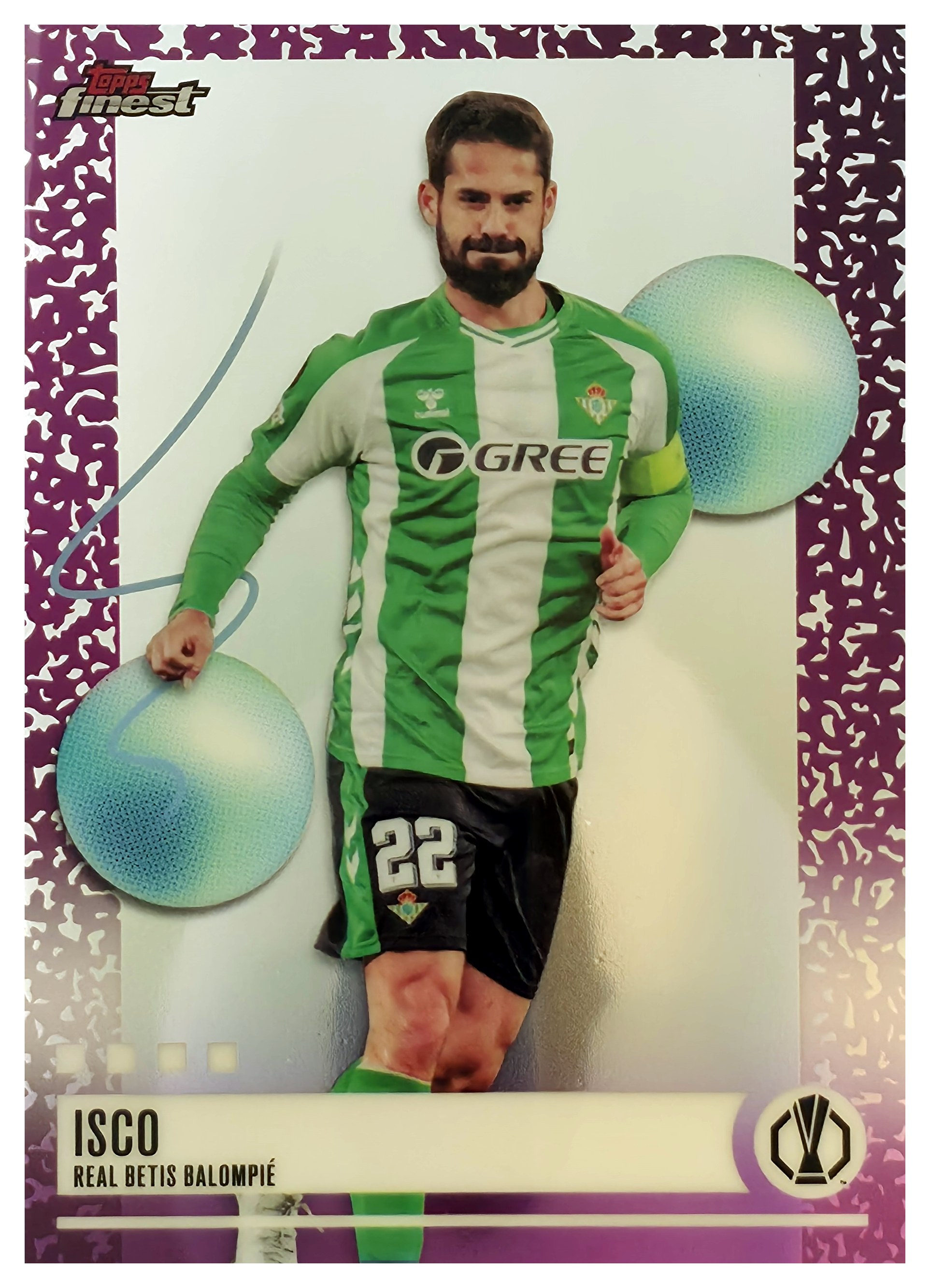 Isco - Topps Finest UEFA Club Competitions Base Set 2025-26, Nr. 304 (Art.-Nr. SG109363)